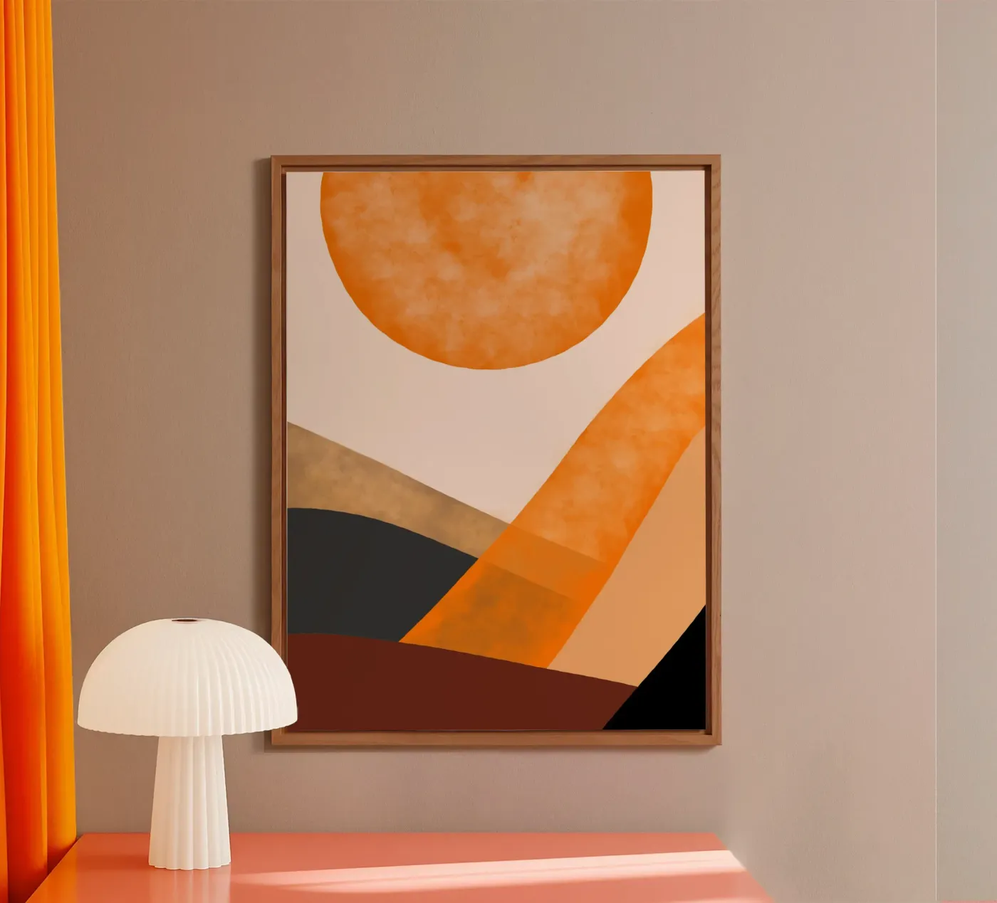 Sunset harmony forex-plaat van Mathudace Créas