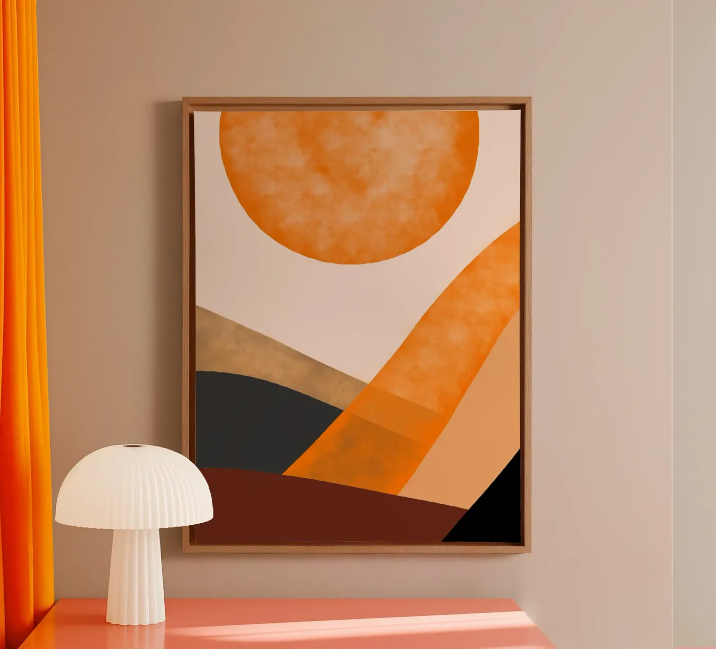 Sunset harmony canvas by Mathudace Créas