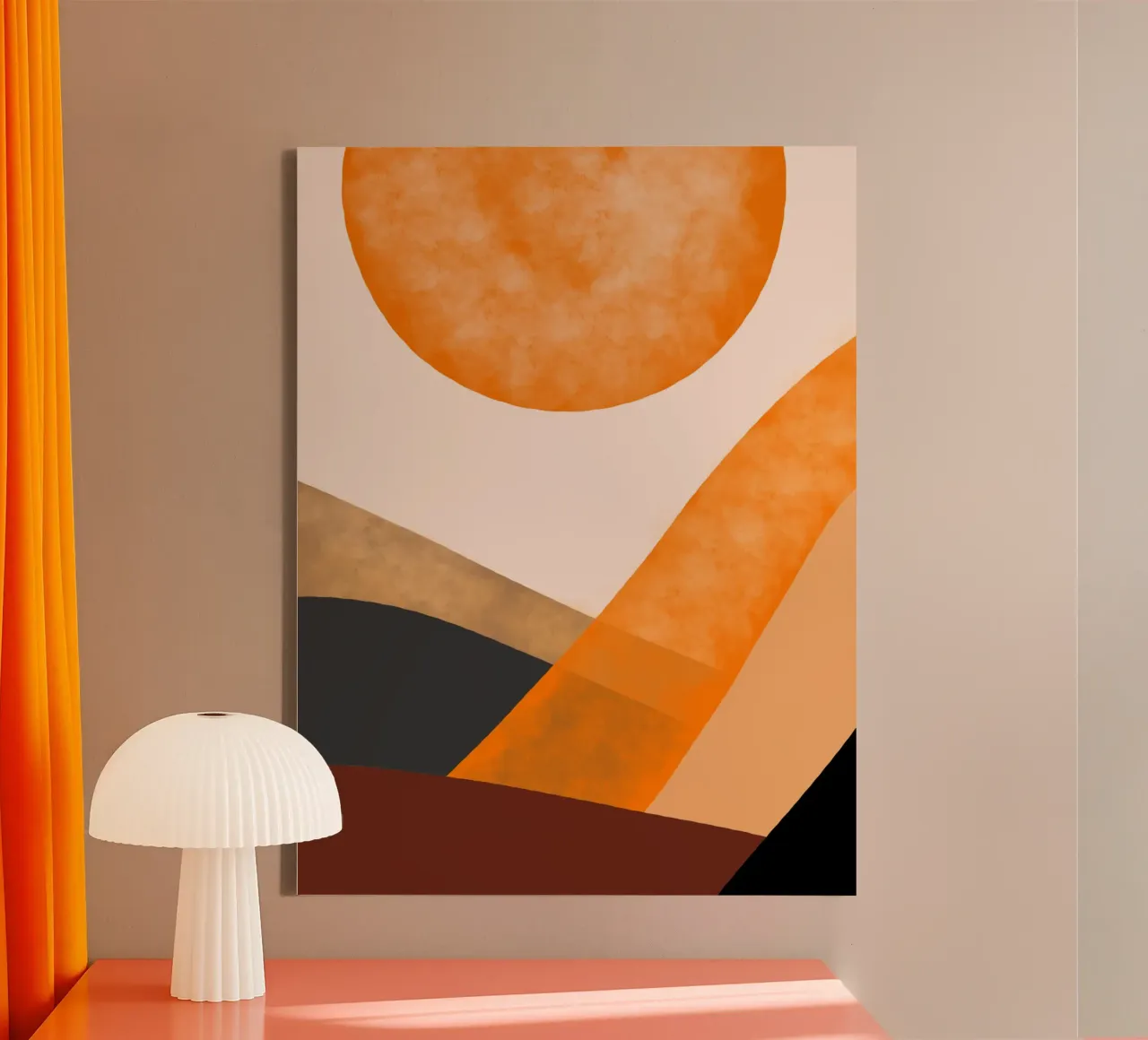 Sunset harmony tela da Mathudace Créas