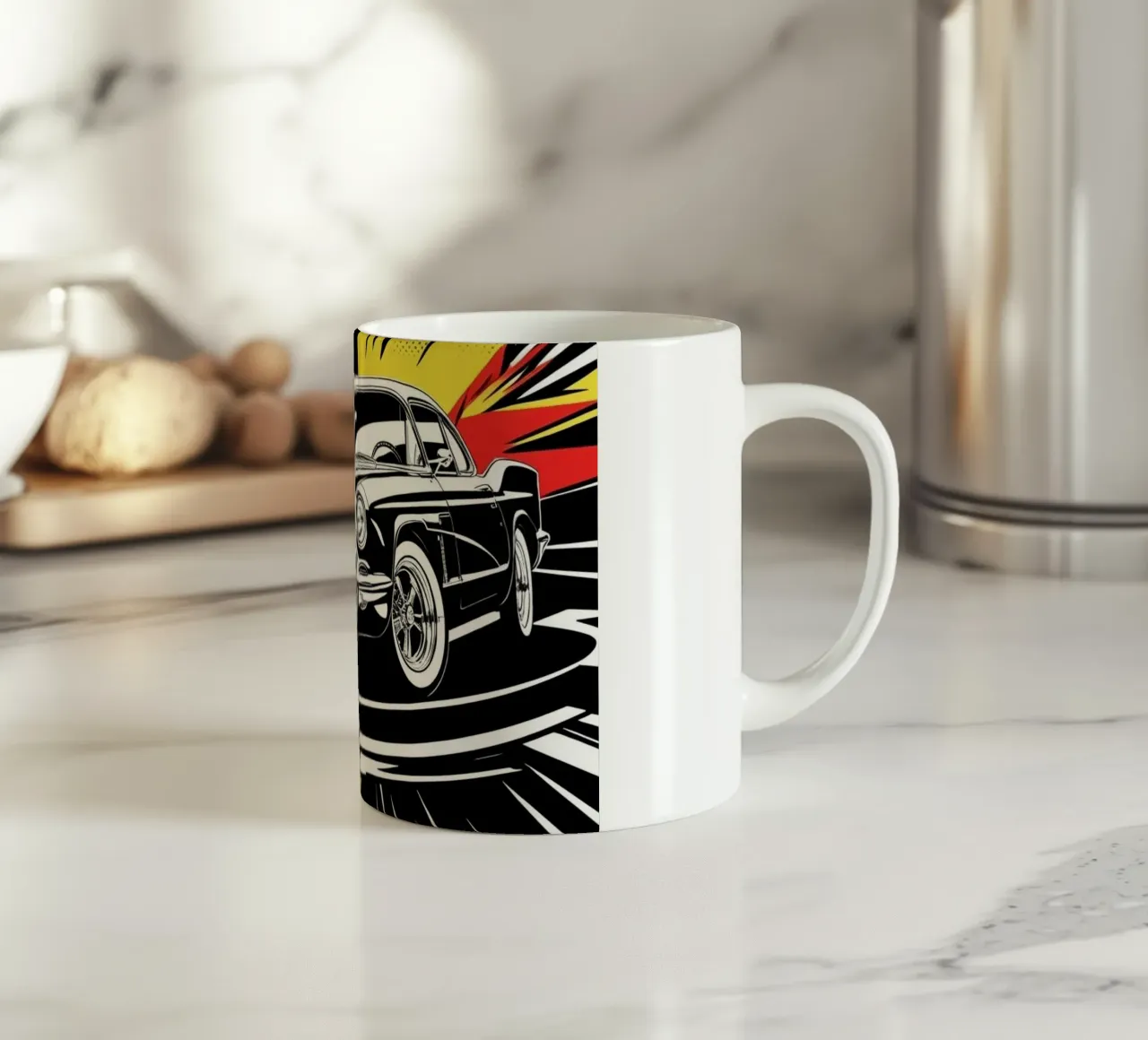 AUTO 1 tazza in ceramica da Rezh creations