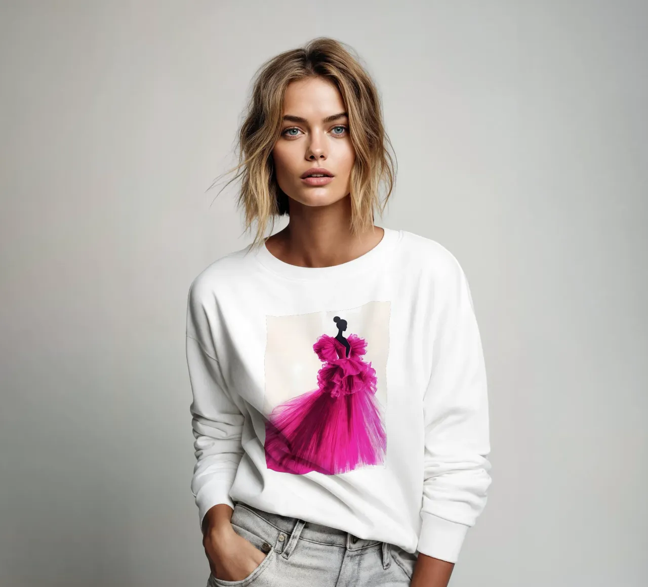 Moda Abito rosa felpa da IamHomeStudio
