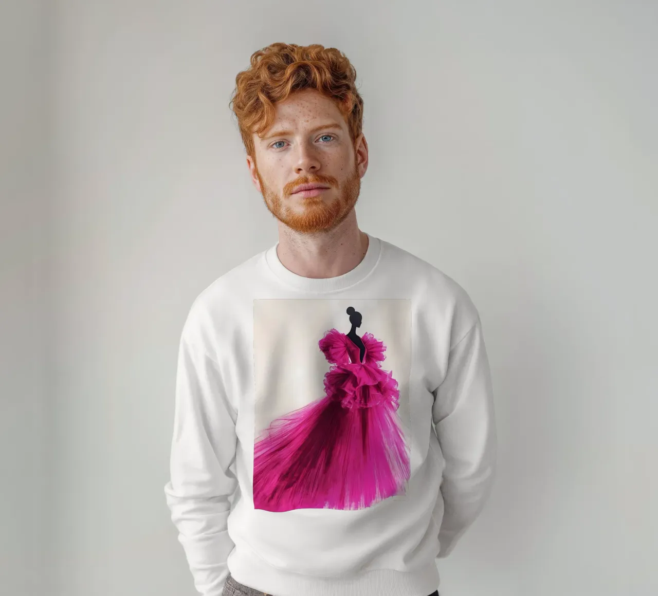 Moda Abito rosa felpa da IamHomeStudio