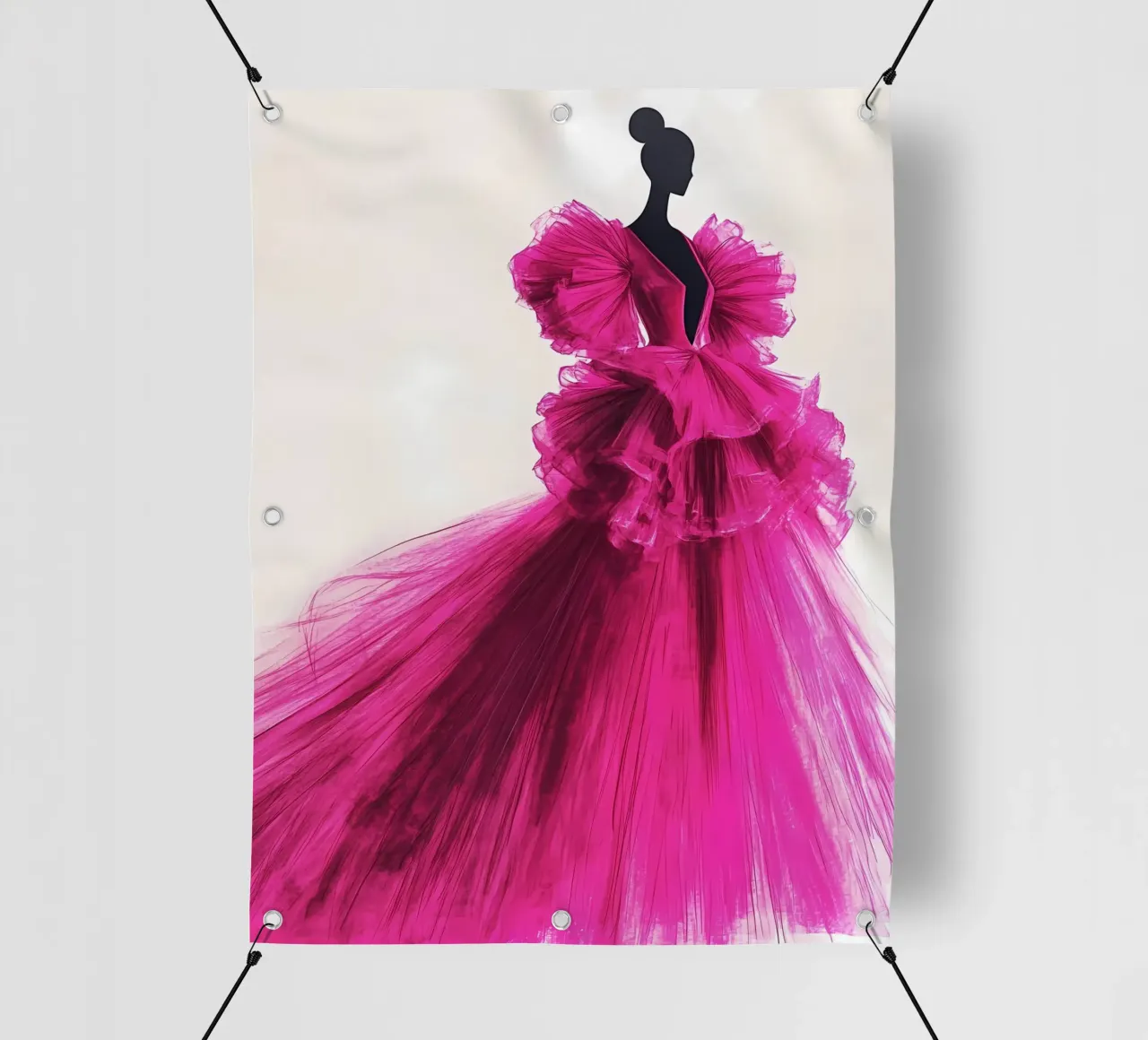 Moda Abito rosa telo in pvc da IamHomeStudio