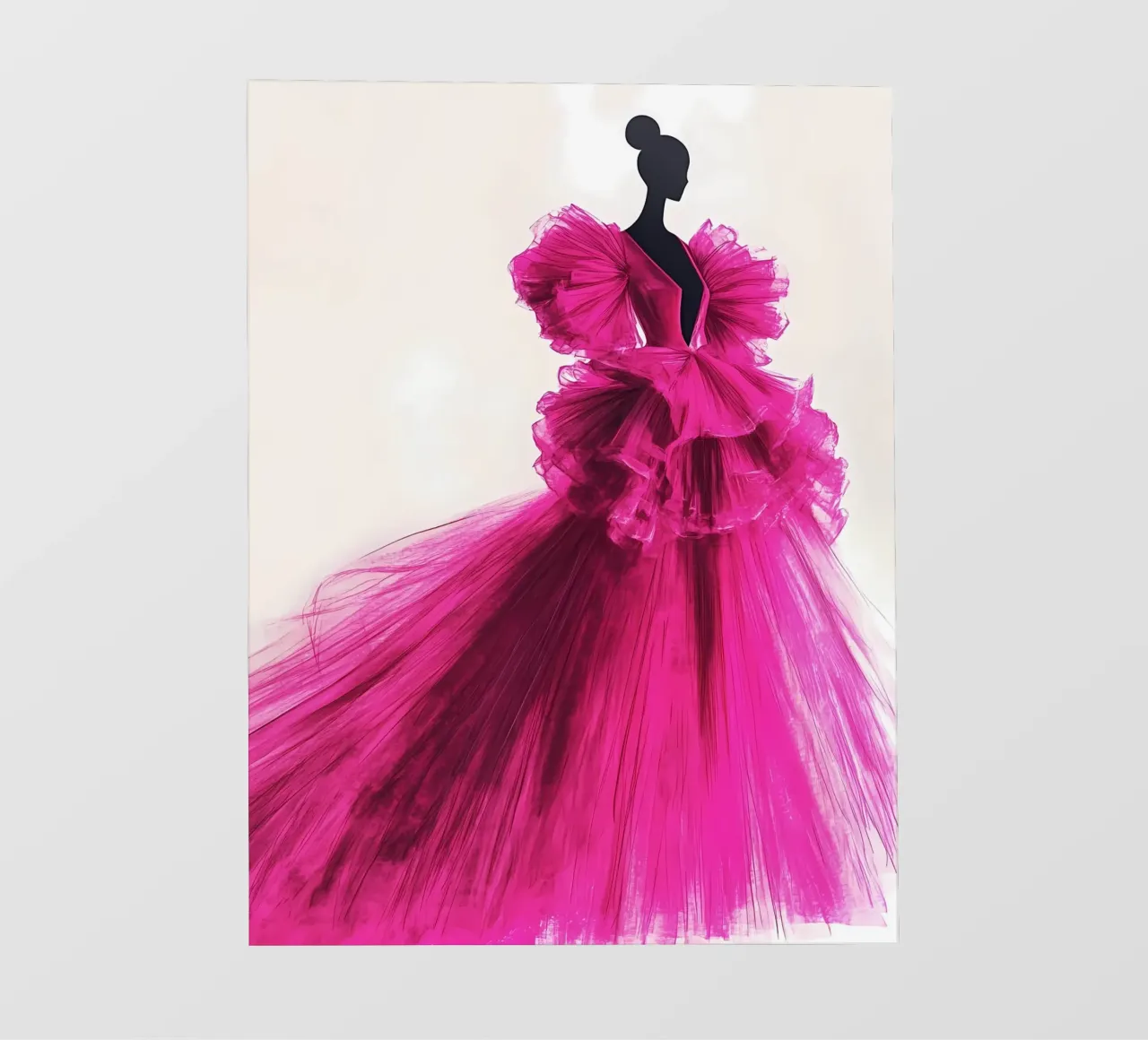 Moda Abito rosa telo in pvc da IamHomeStudio