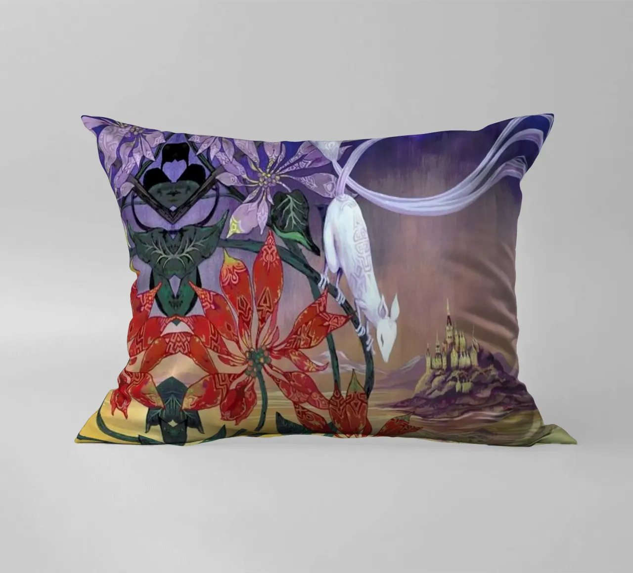 Hide and Seek decorative cushion by Naito Shinpei