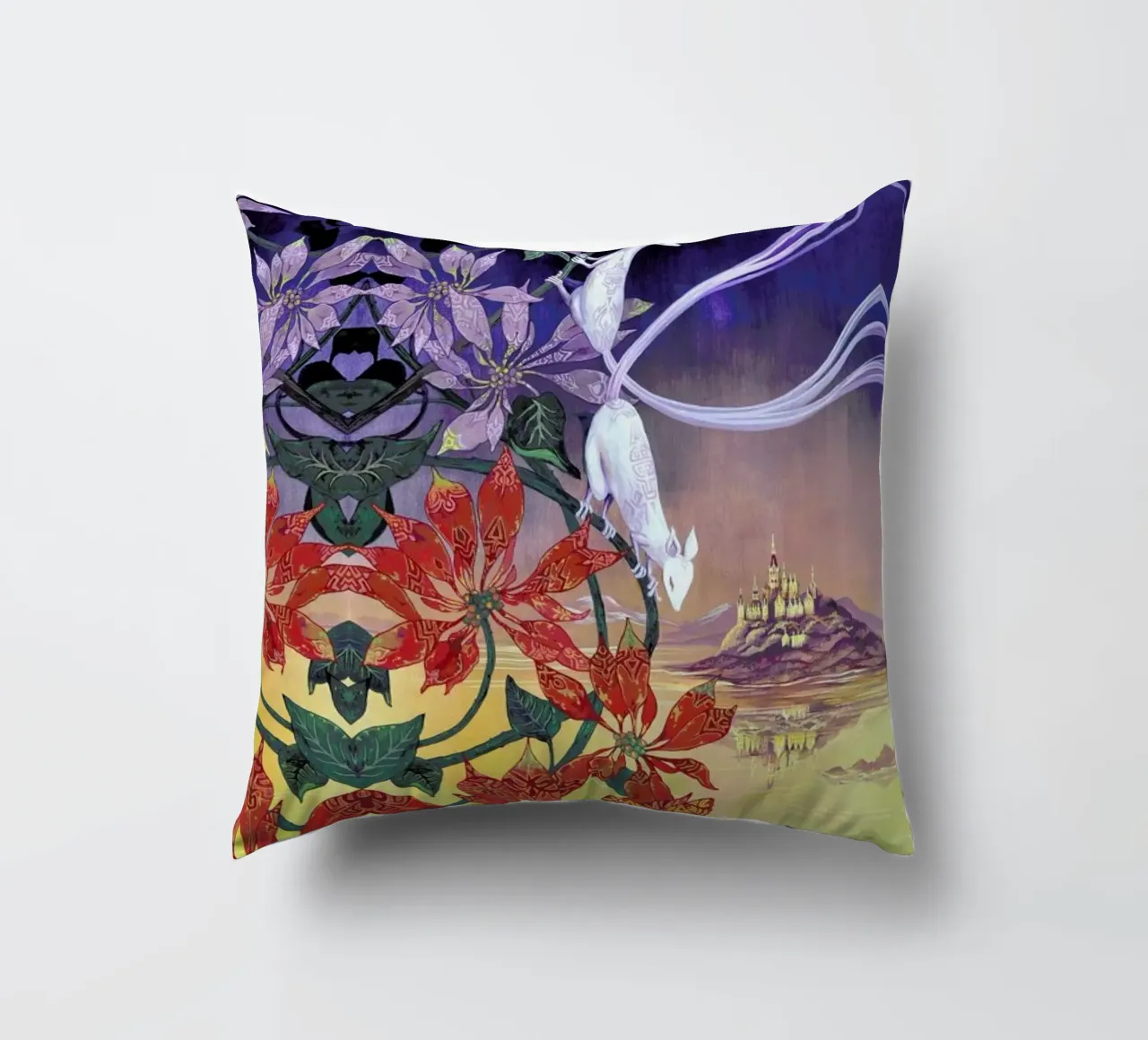 Hide and Seek decorative cushion by Naito Shinpei