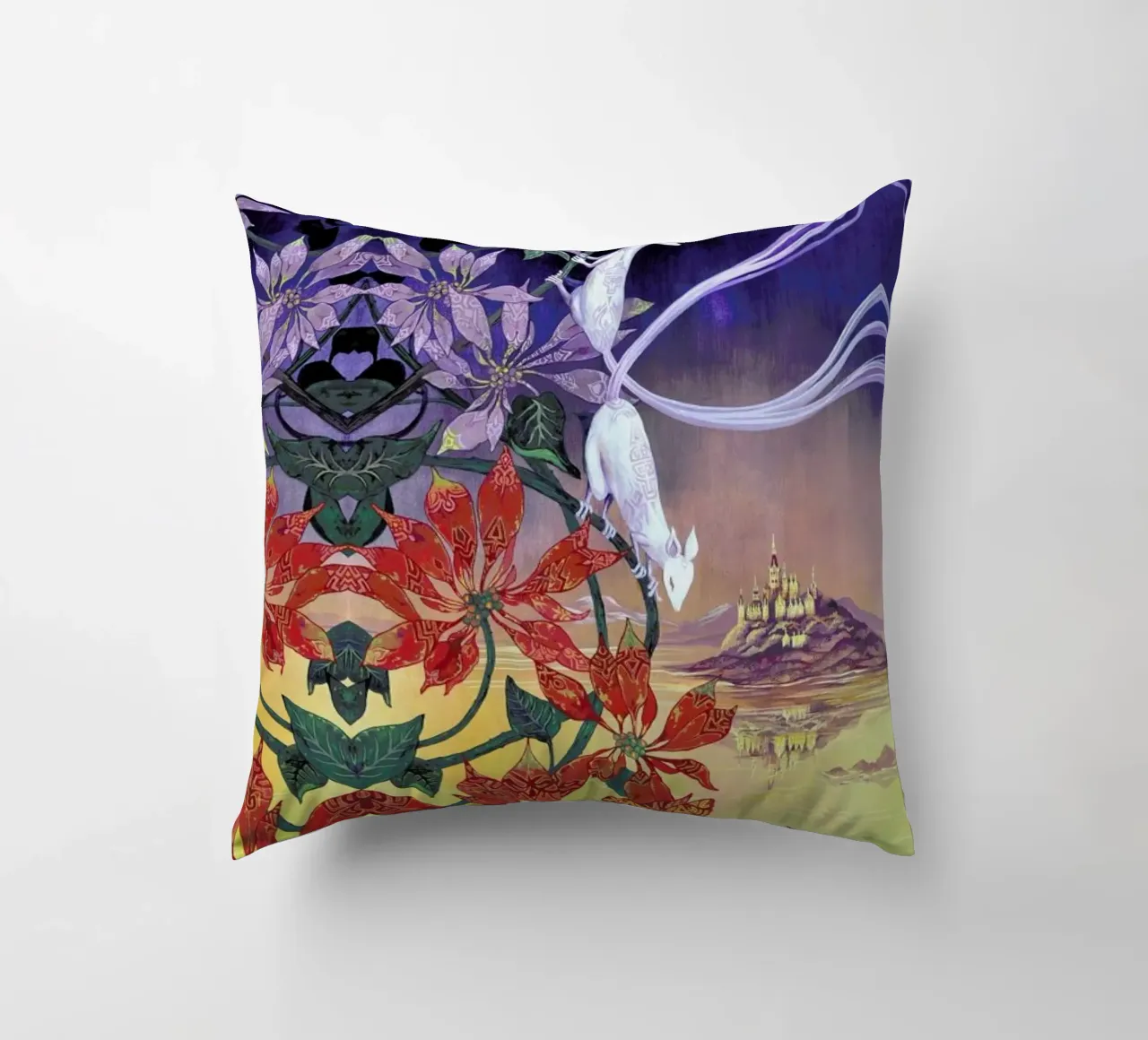 Hide and Seek decorative cushion by Naito Shinpei