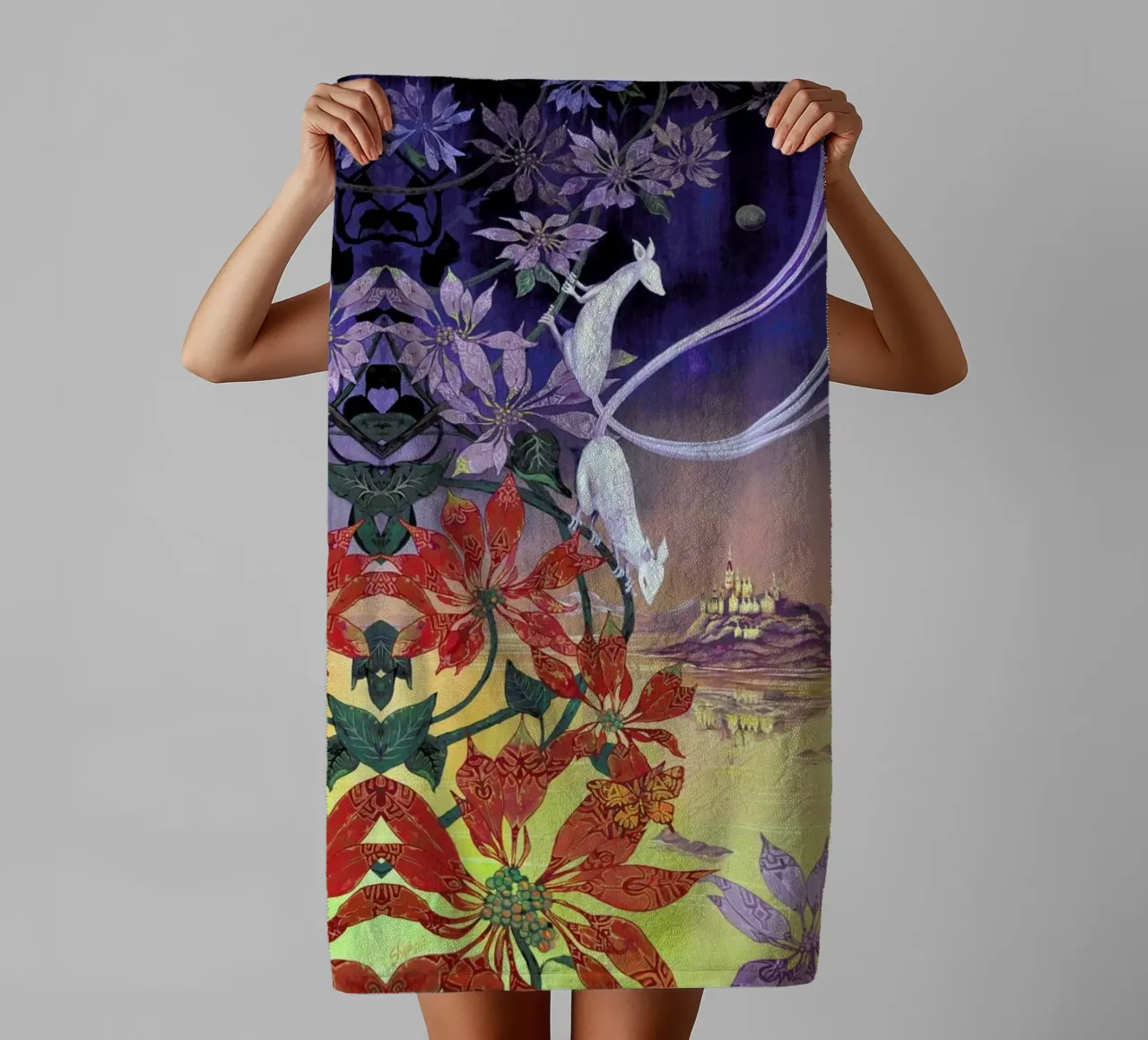 Hide and Seek asciugamano da bagno da Naito Shinpei