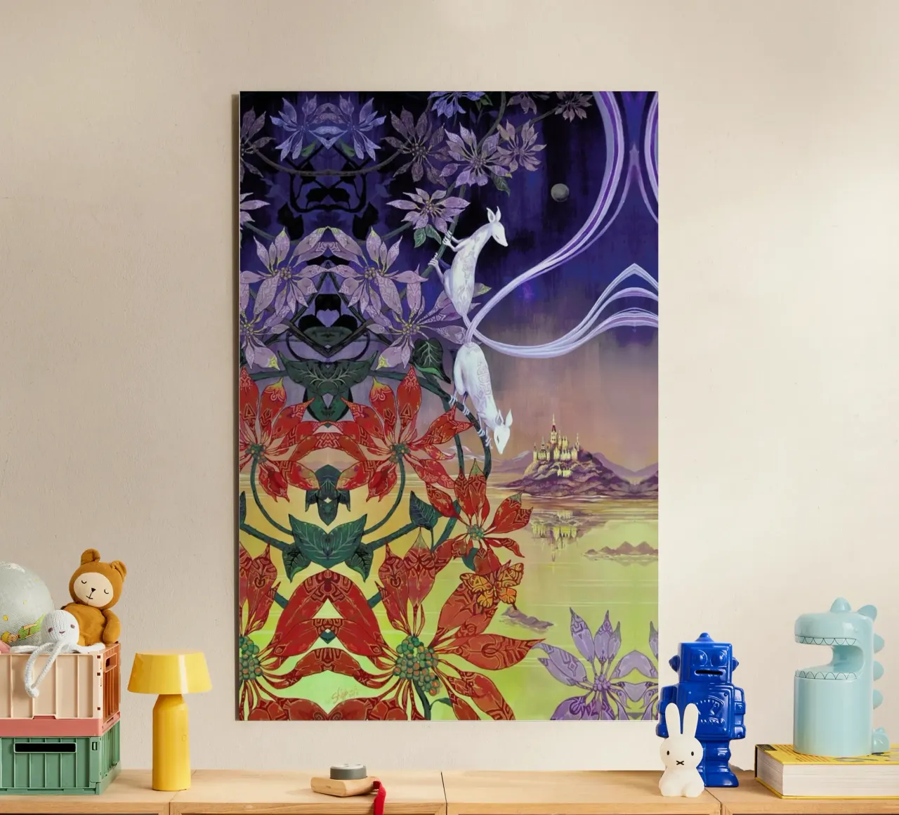 Hide and Seek alluminio dibond da Naito Shinpei