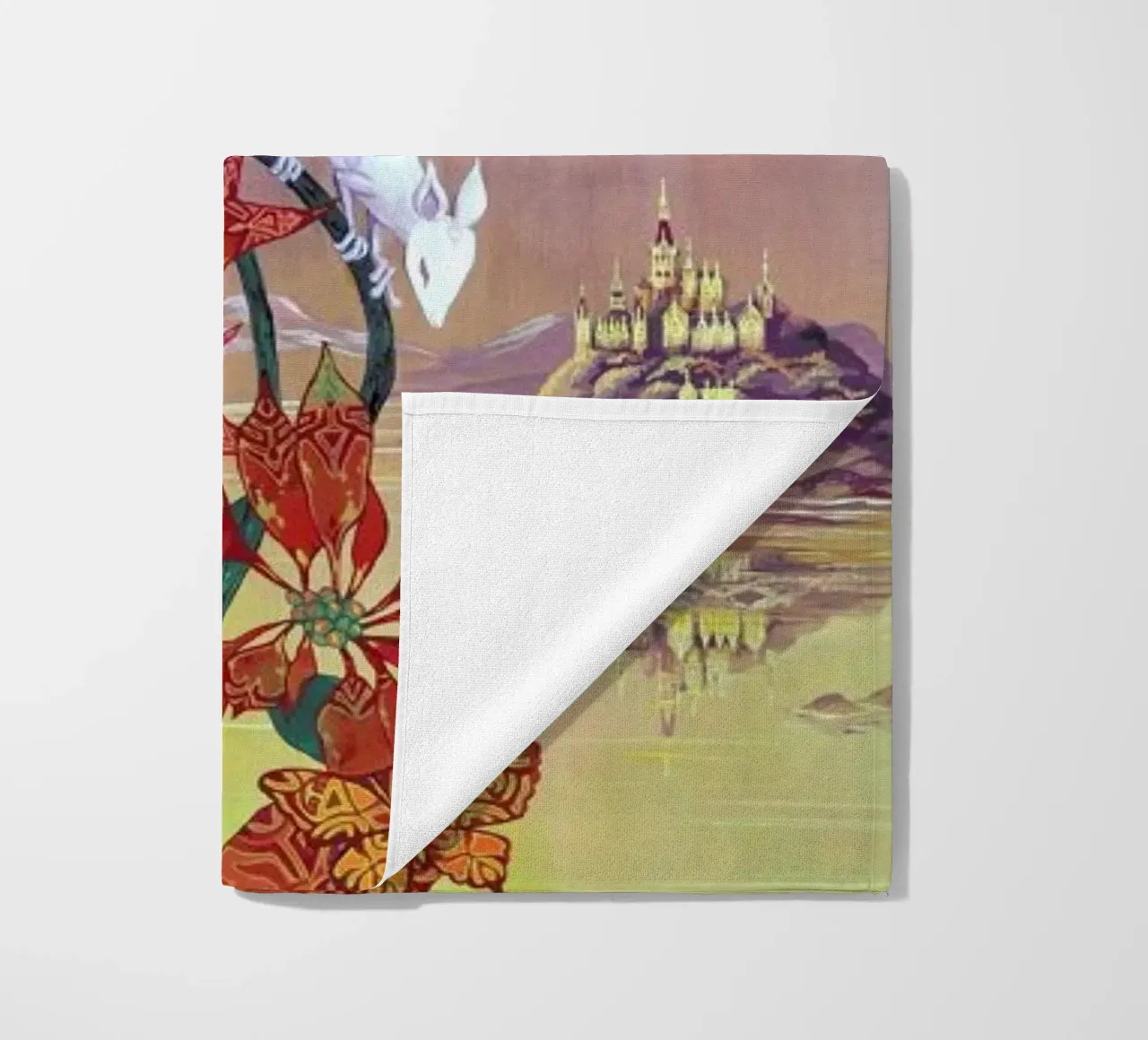 Hide and Seek beach towel by Naito Shinpei
