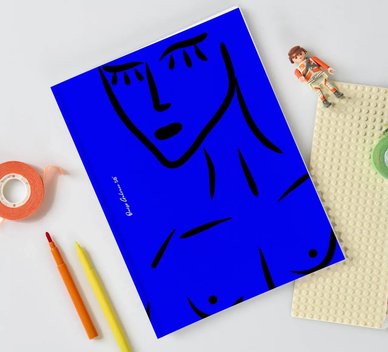 Colorful Curves notebook by Mike Leymi