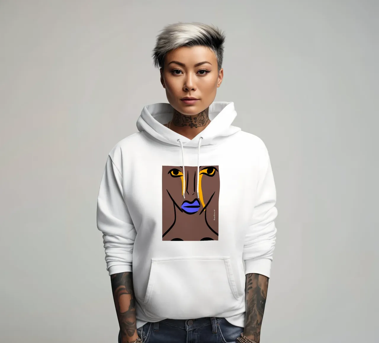 Breezy Shapes felpa con cappuccio da Mike Leymi