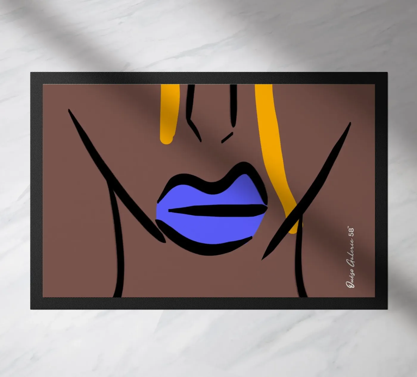 Breezy Shapes doormat by Mike Leymi