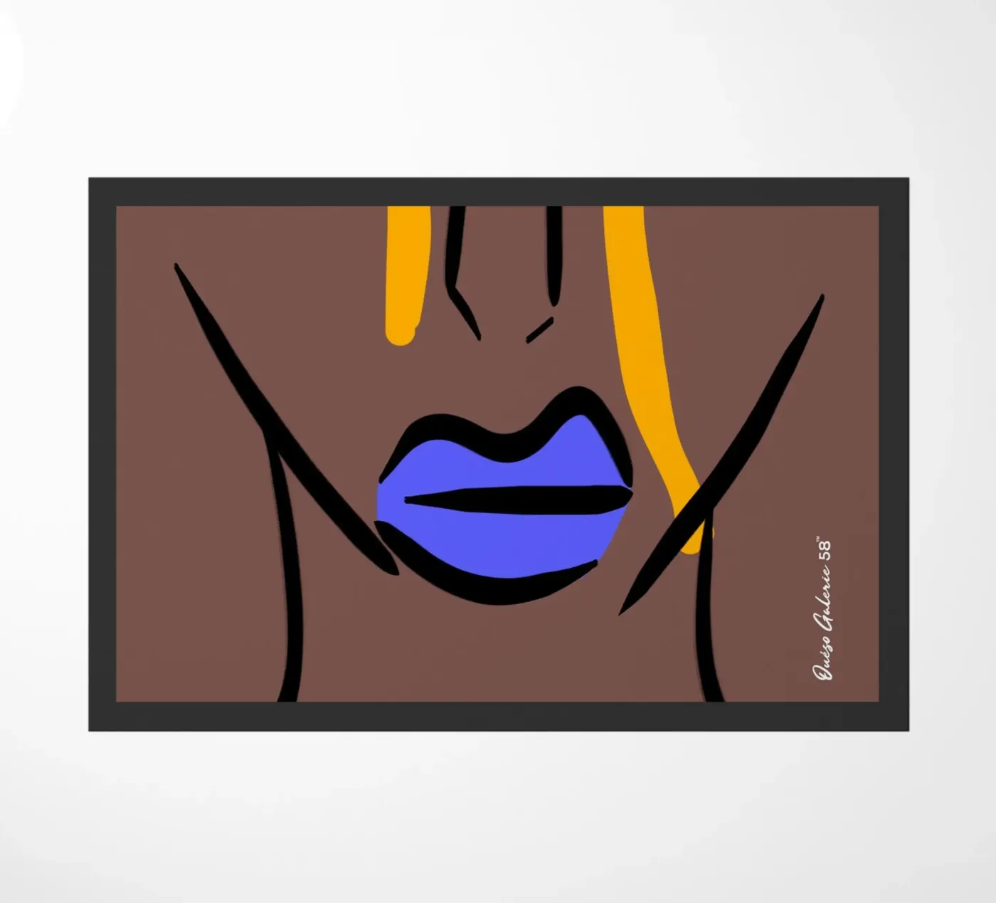 Breezy Shapes doormat by Mike Leymi