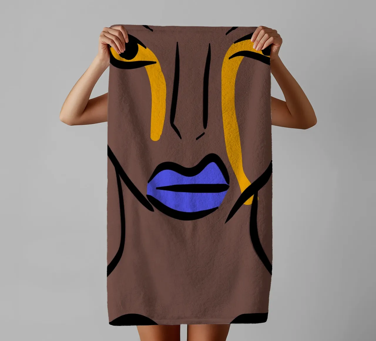 Breezy Shapes asciugamano da bagno da Mike Leymi