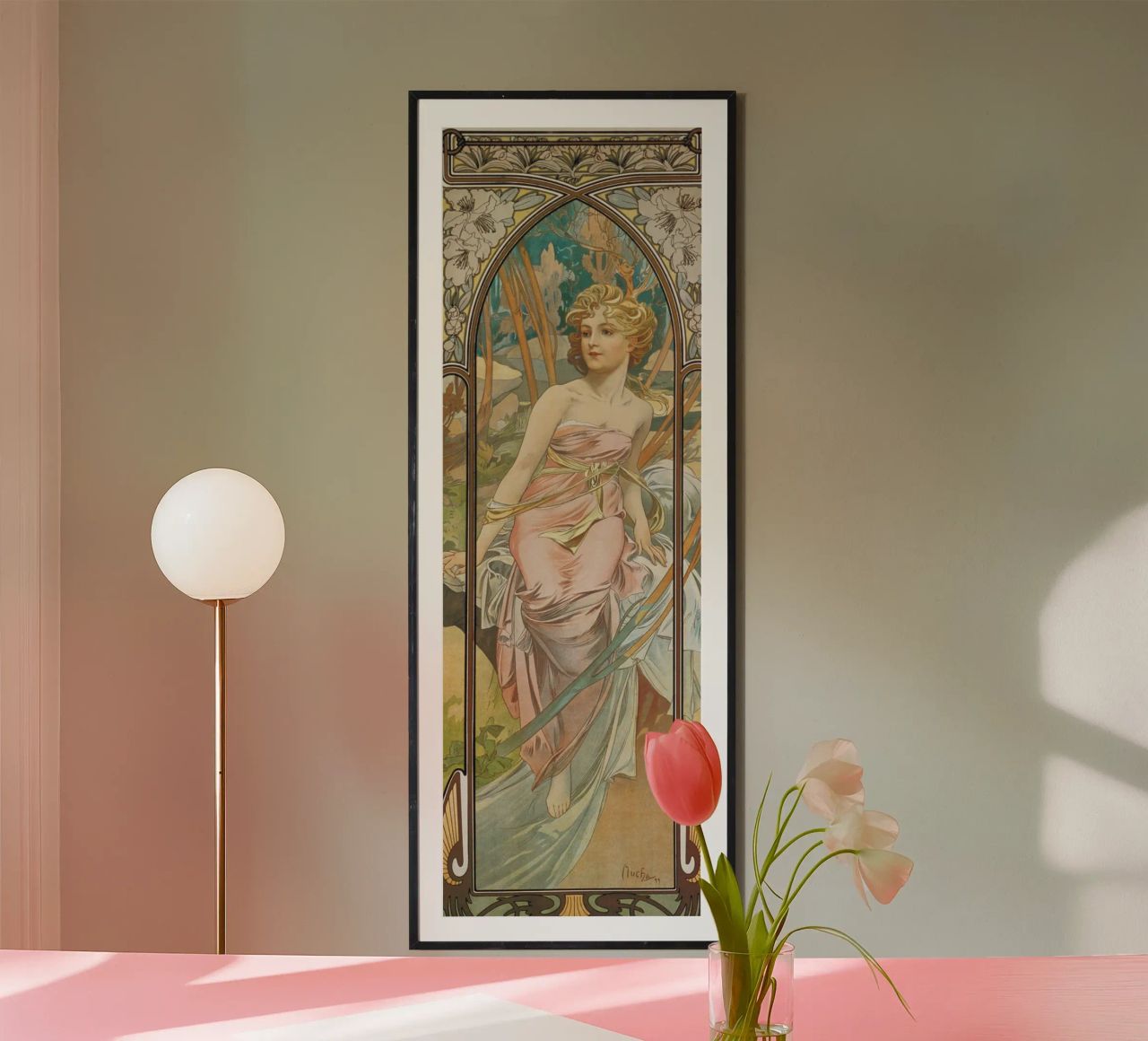 Alfons Mucha - Risveglio mattutino poster da ARTOTHEK