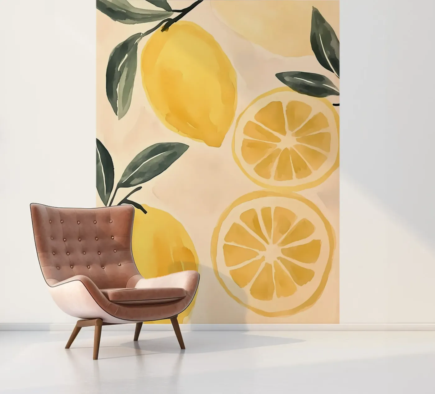 Lemons fotobehang van IamHomeStudio