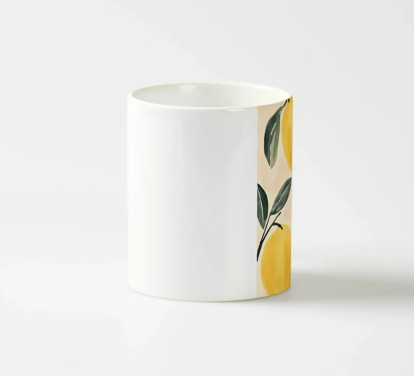 Lemons ceramic mug by IamHomeStudio