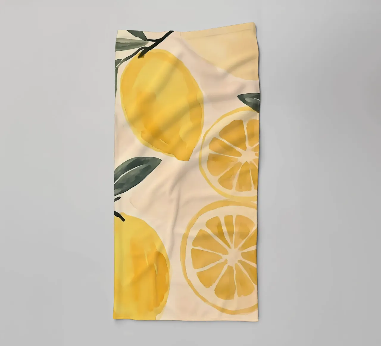 Citroenen badhanddoek van IamHomeStudio