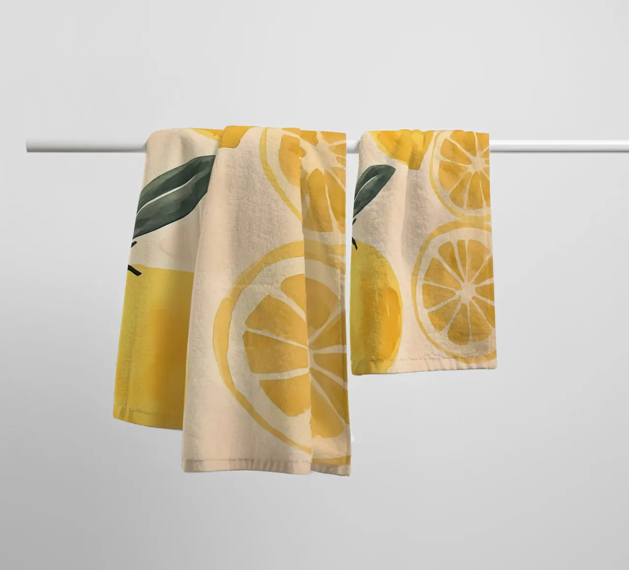 Citroenen badhanddoek van IamHomeStudio