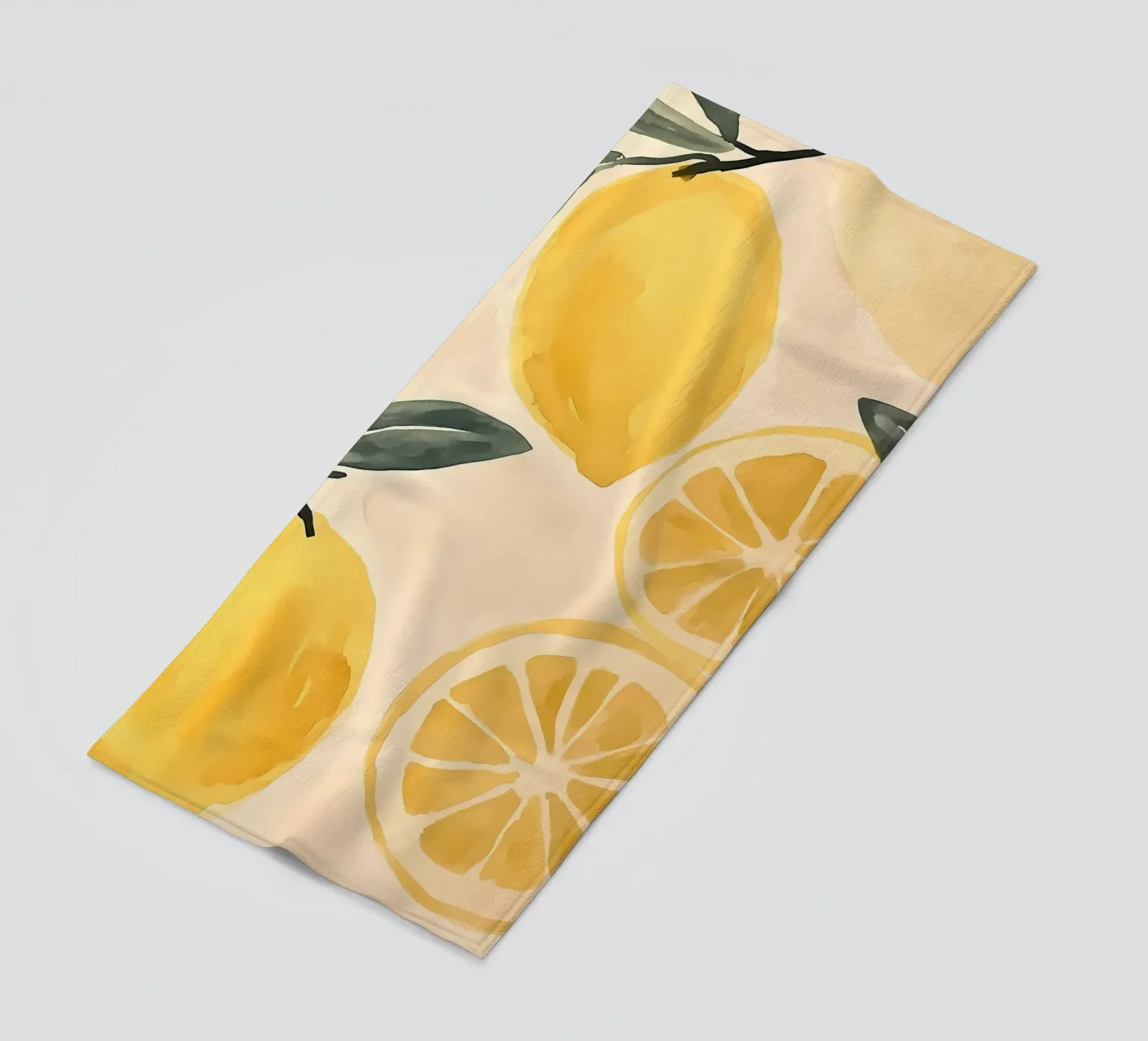 Lemons strandhanddoek van IamHomeStudio