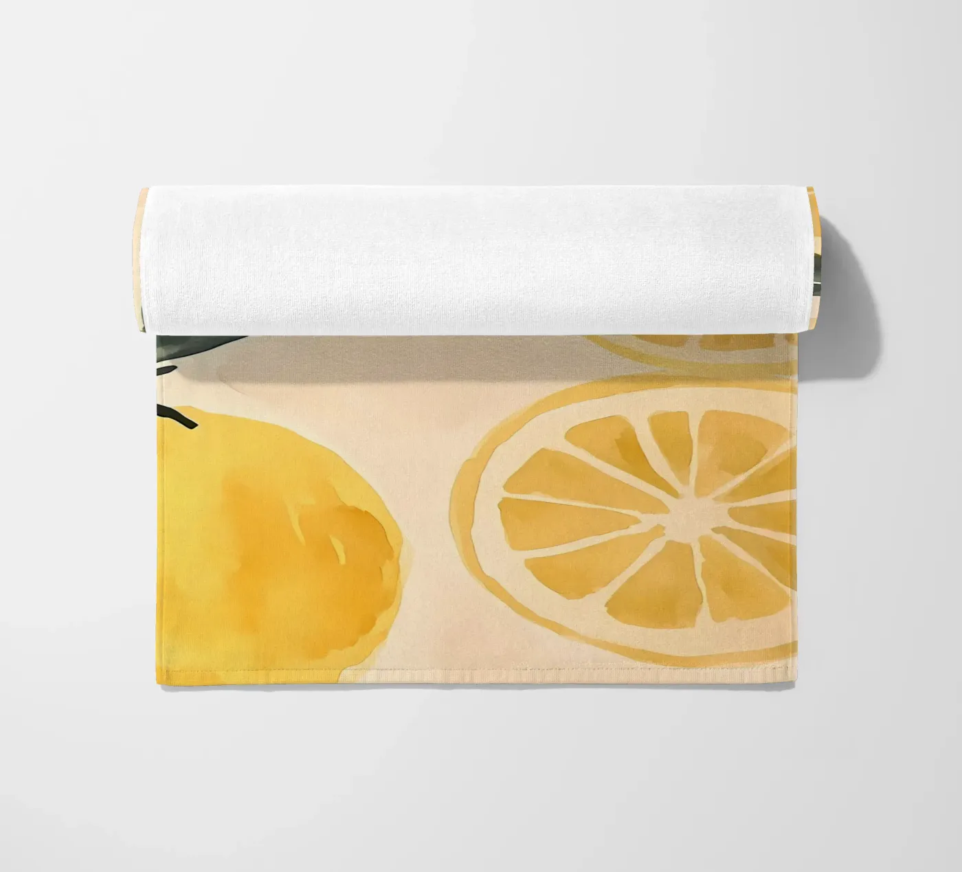 Lemons strandhanddoek van IamHomeStudio