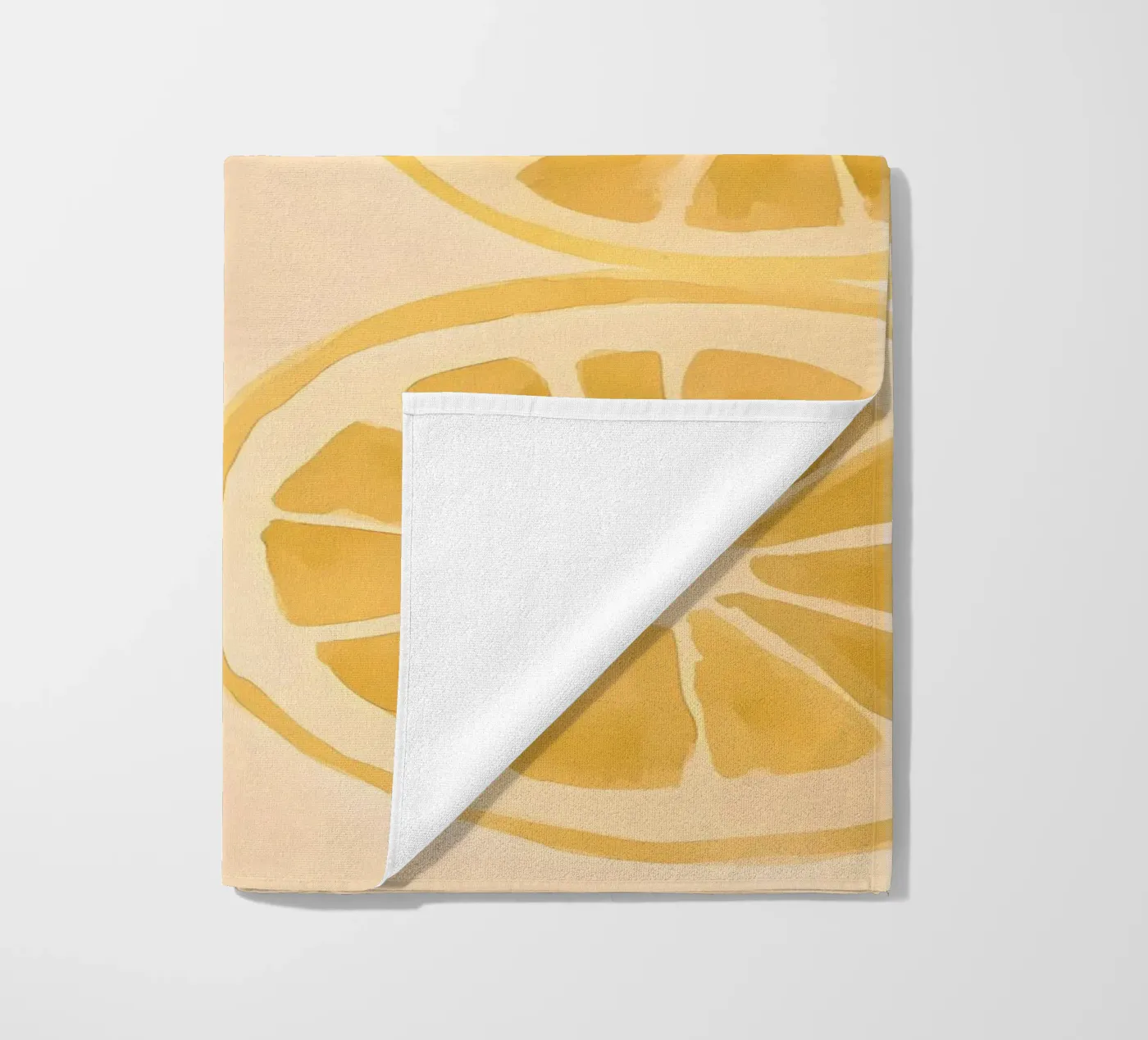 Lemons strandhanddoek van IamHomeStudio