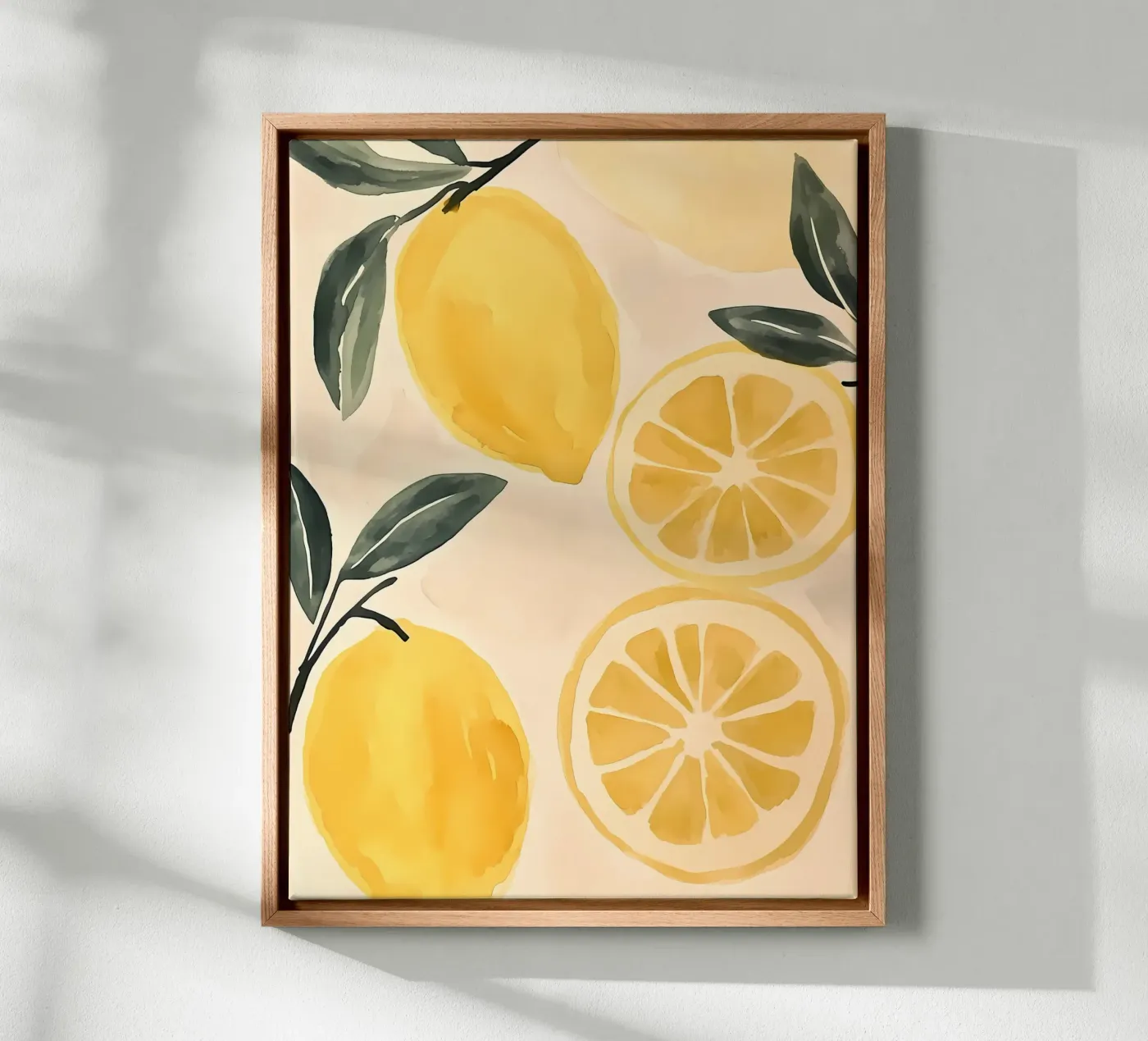 Lemons canvas van IamHomeStudio