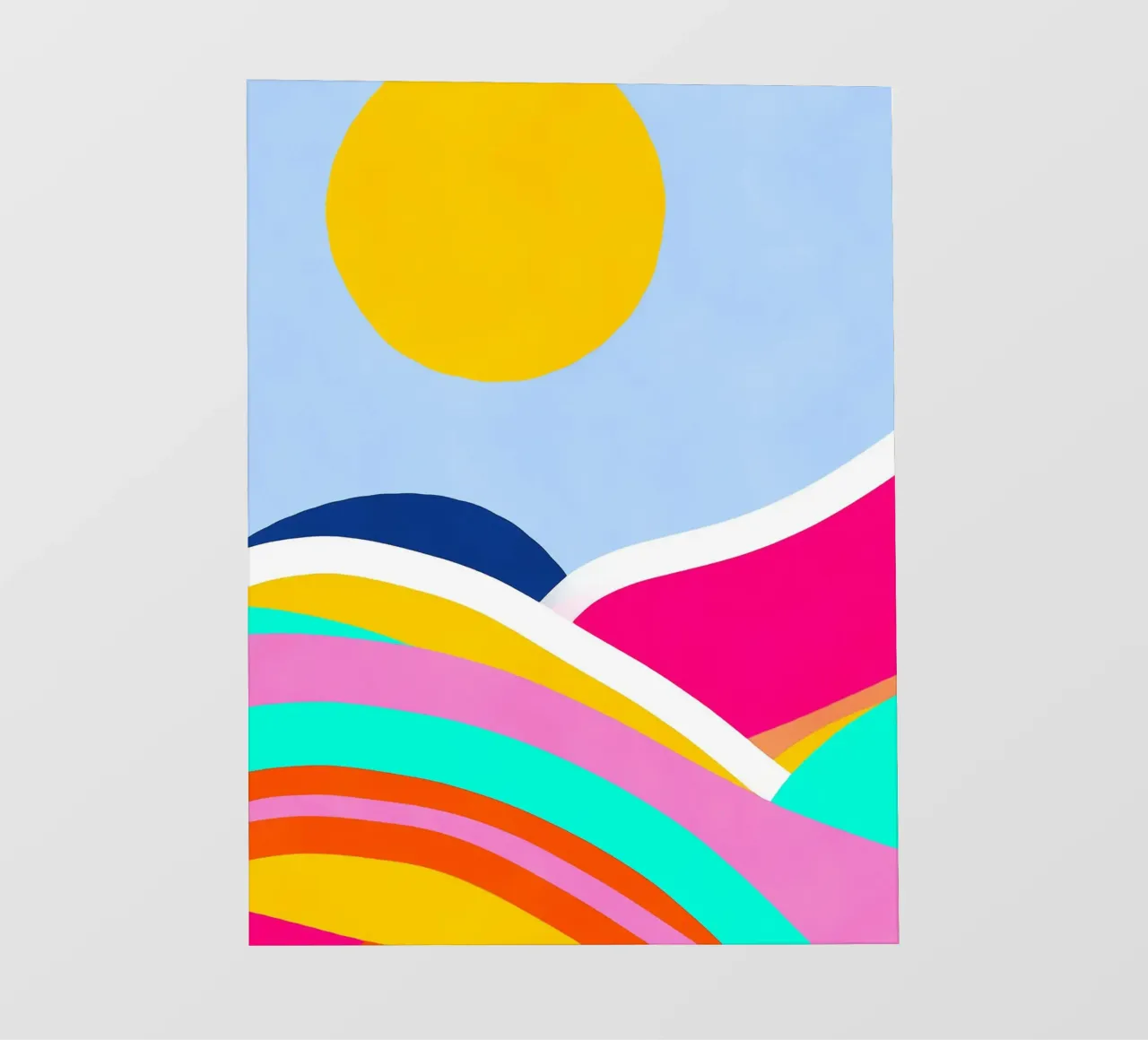 Sunset waves telo in pvc da Mathudace Créas