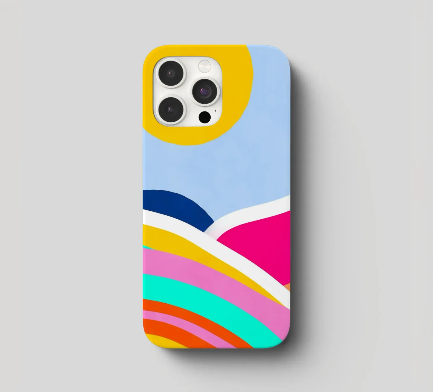 Sunset waves iphone case by Mathudace Créas
