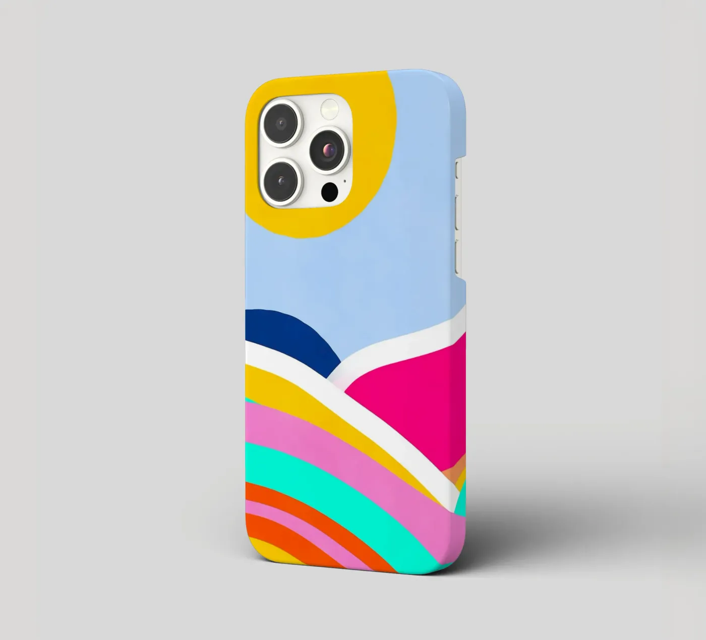 Sunset waves iphone case by Mathudace Créas