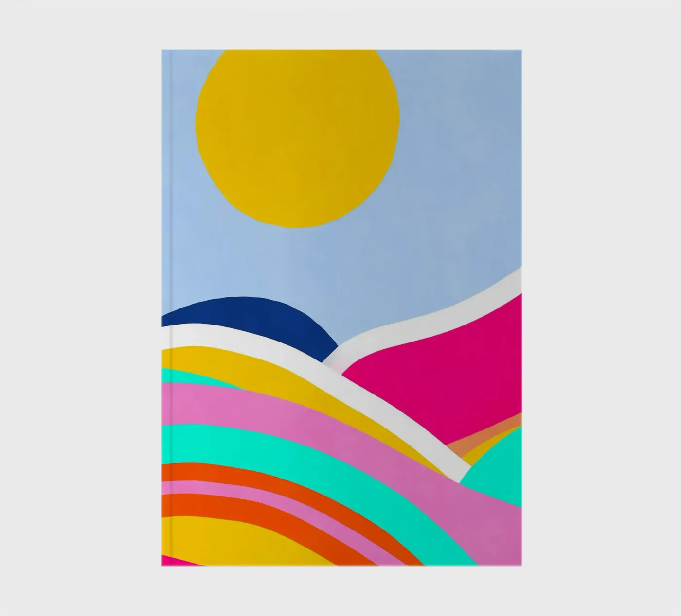 Sunset waves notebook by Mathudace Créas