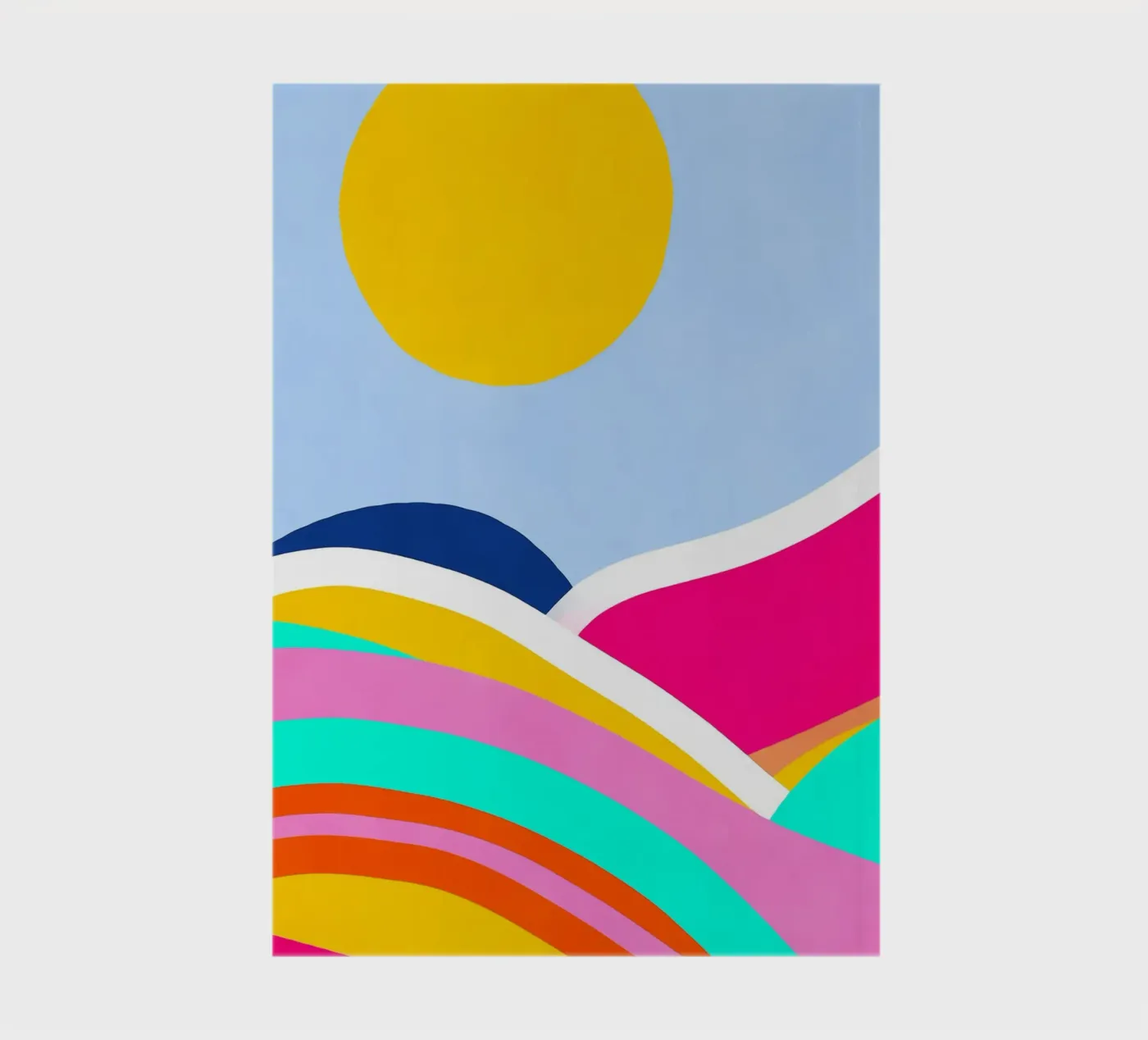 Sunset waves notebook by Mathudace Créas