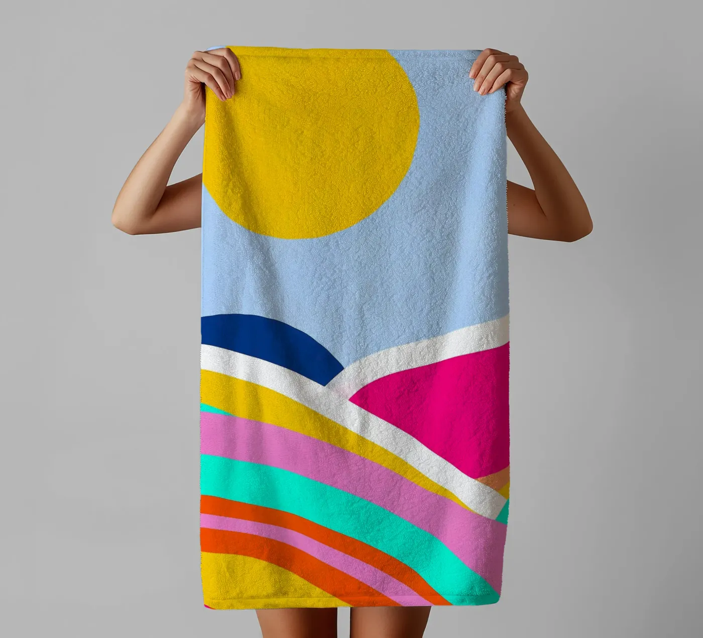 Sunset waves Handtuch von Mathudace Créas