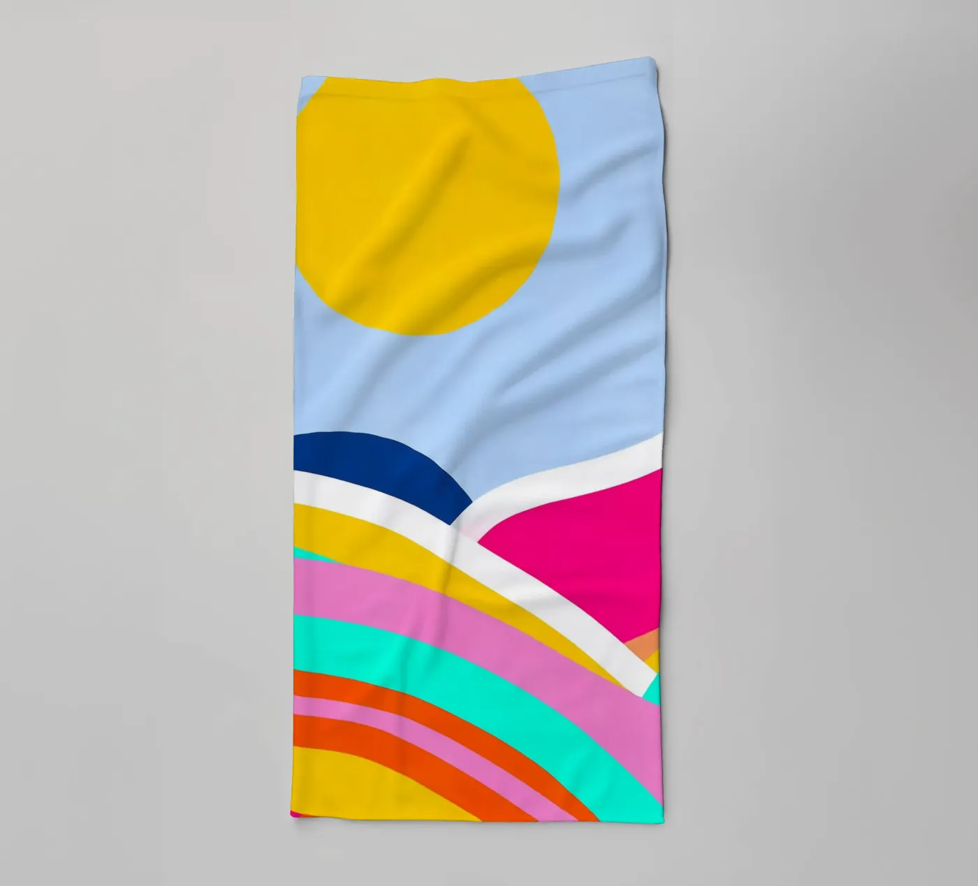 Sunset waves Handtuch von Mathudace Créas