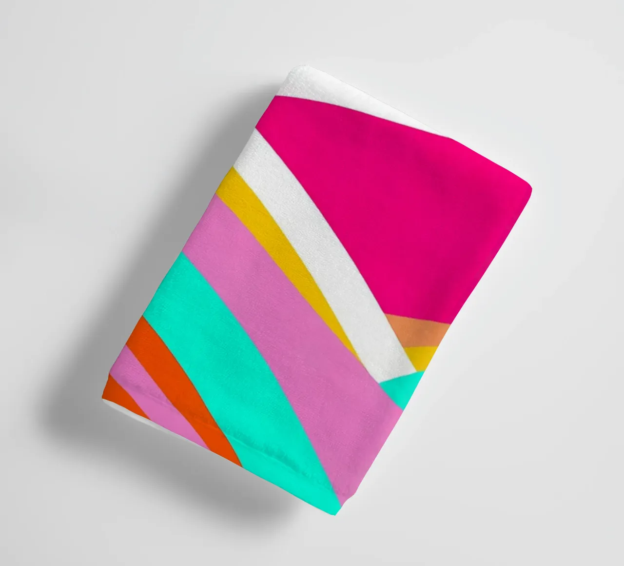 Sunset waves badhanddoek van Mathudace Créas