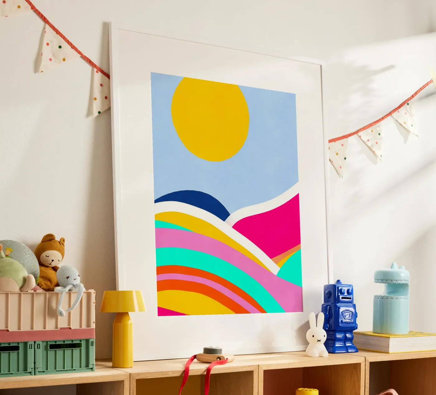 Sunset waves poster da Mathudace Créas