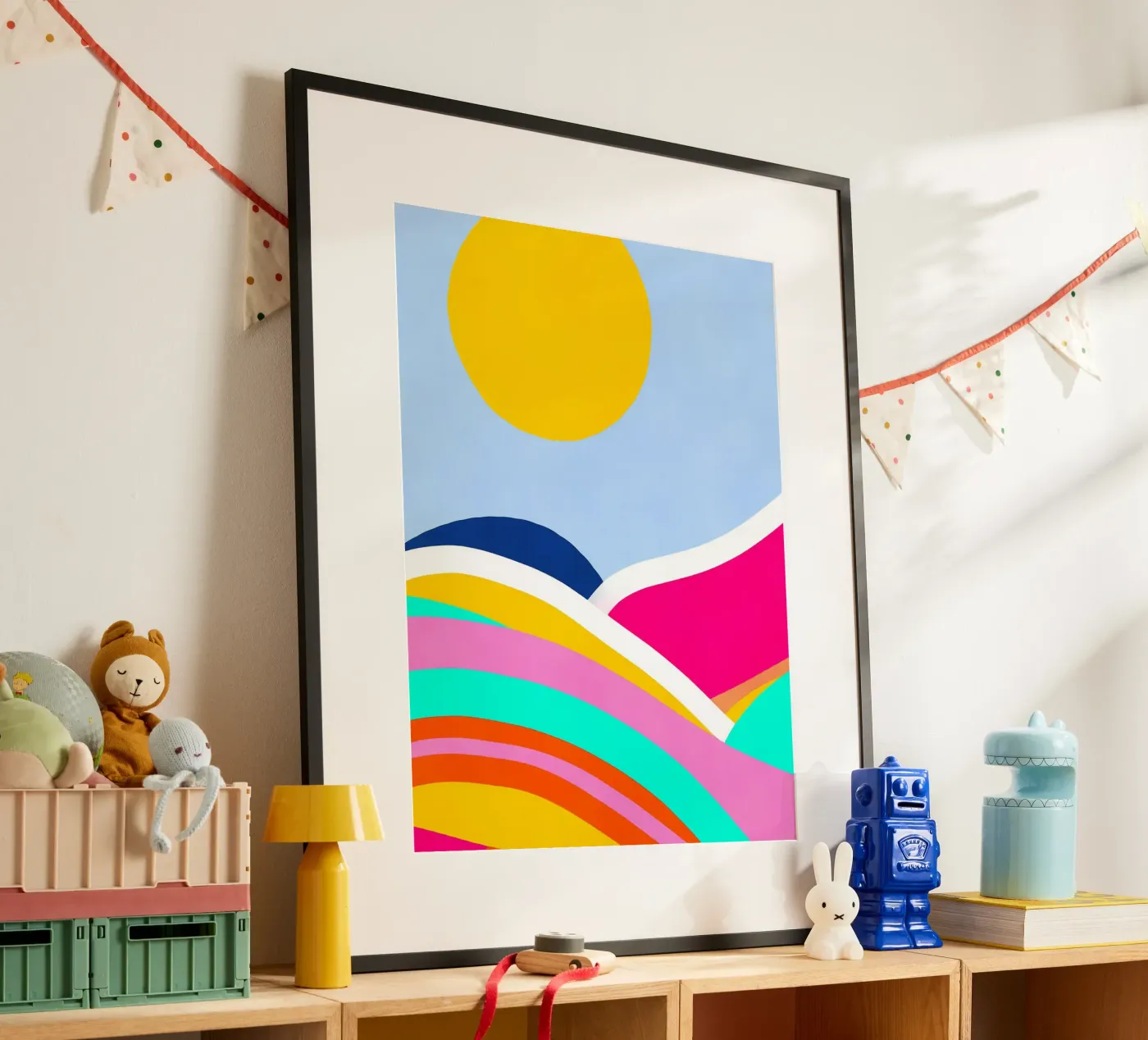 Sunset waves poster de Mathudace Créas