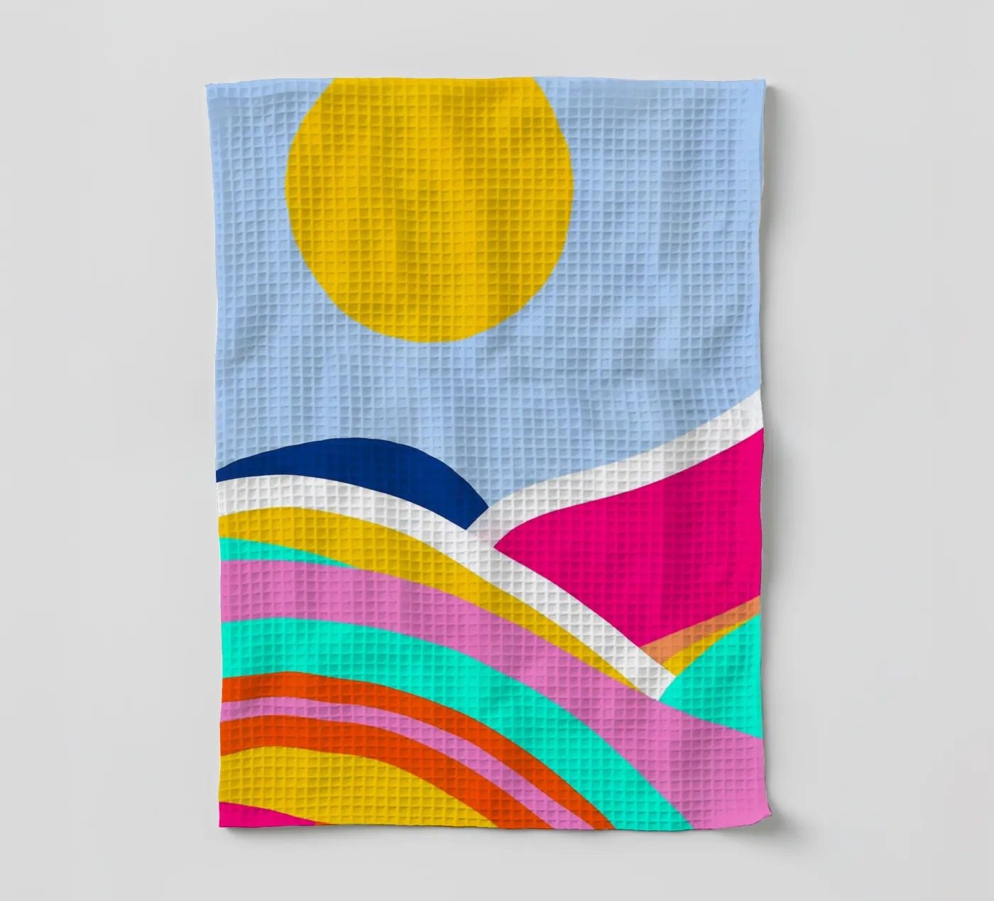 Sunset waves Geschirrtuch von Mathudace Créas