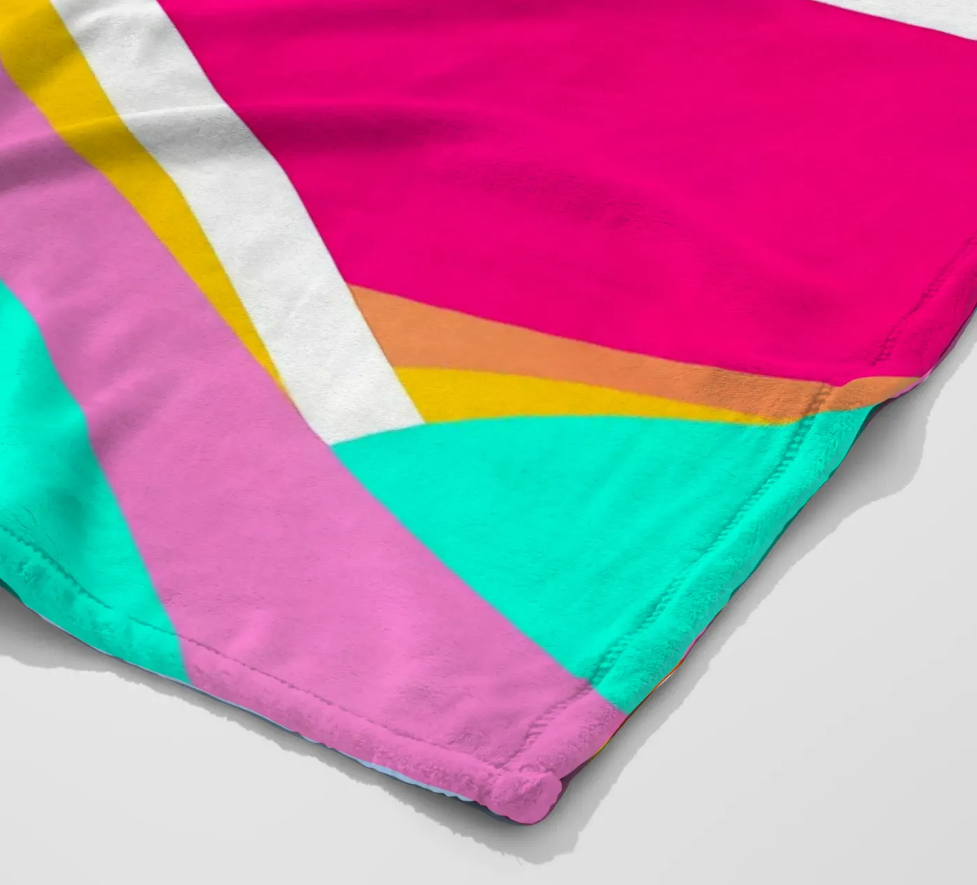 Sunset waves coperta in pile da Mathudace Créas