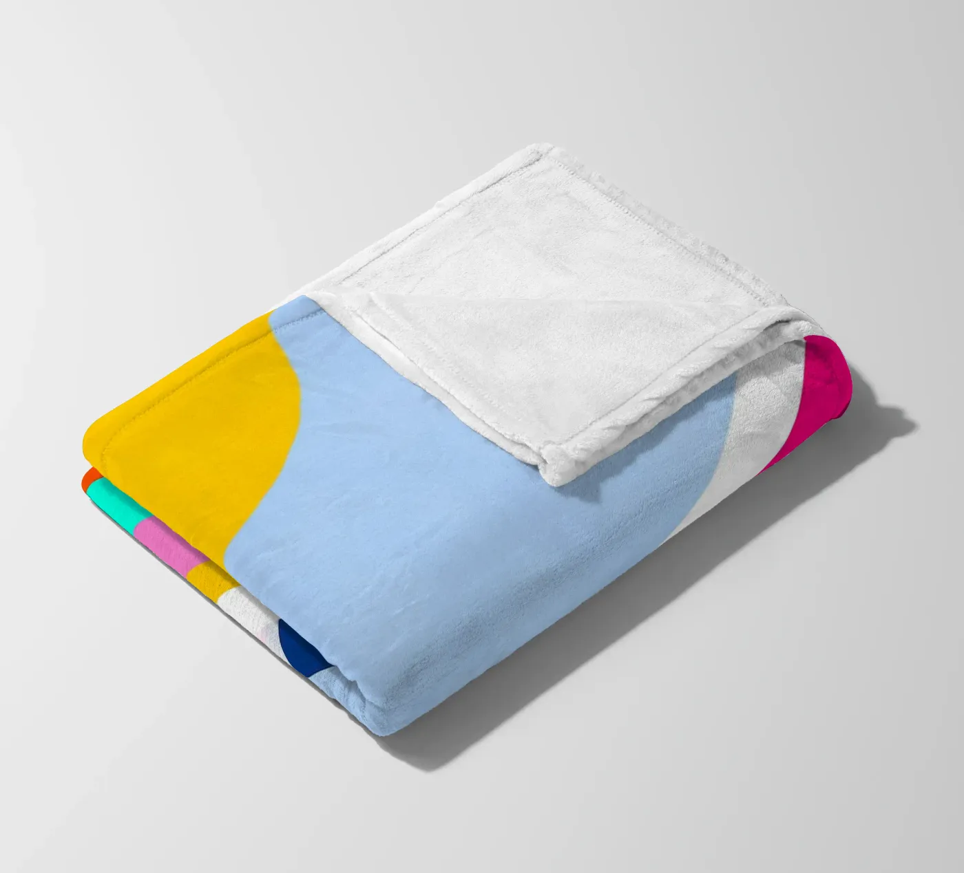 Sunset waves coperta in pile da Mathudace Créas