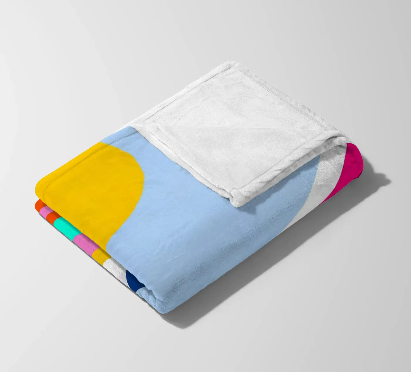 Sunset waves coperta in pile da Mathudace Créas