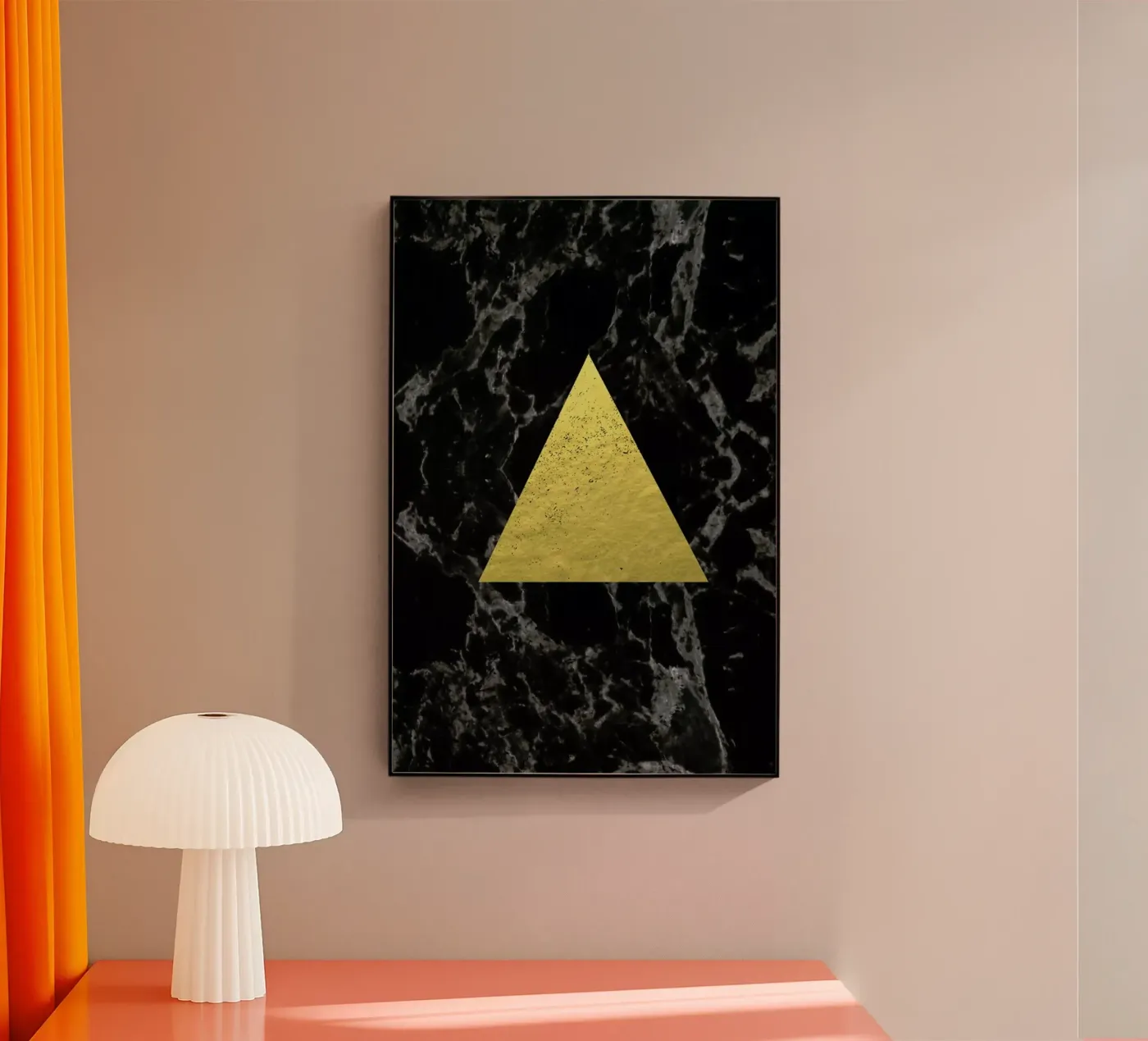 Black Gold Marble plexiglass da Charlotte Winter