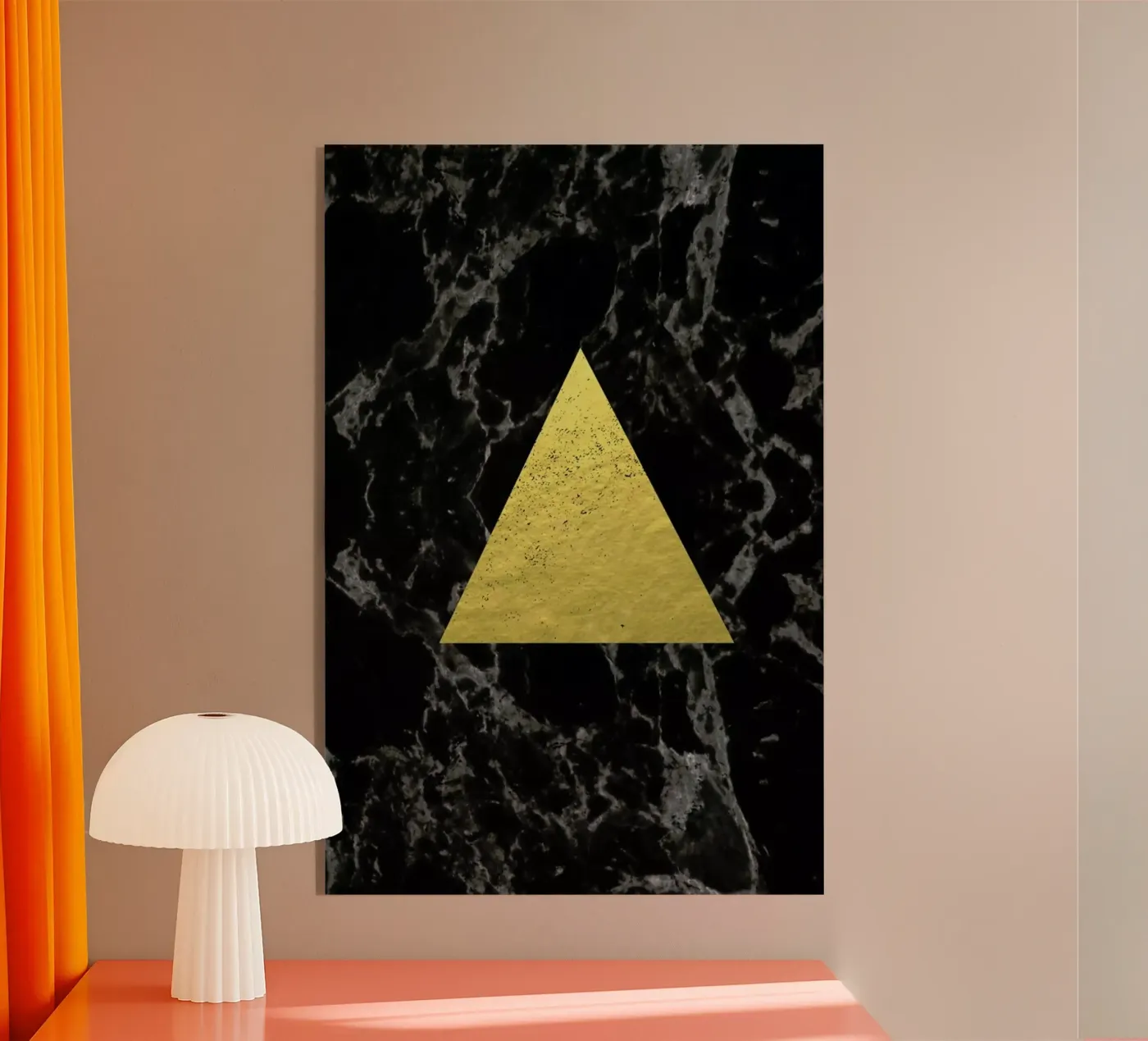 Black Gold Marble plexiglass da Charlotte Winter