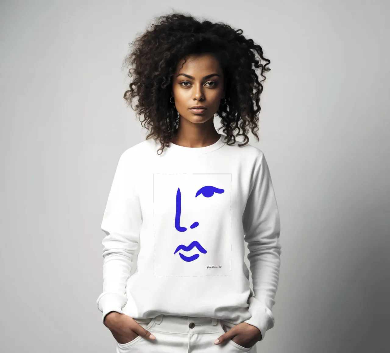 Abstract Glow sudadera de Mike Leymi