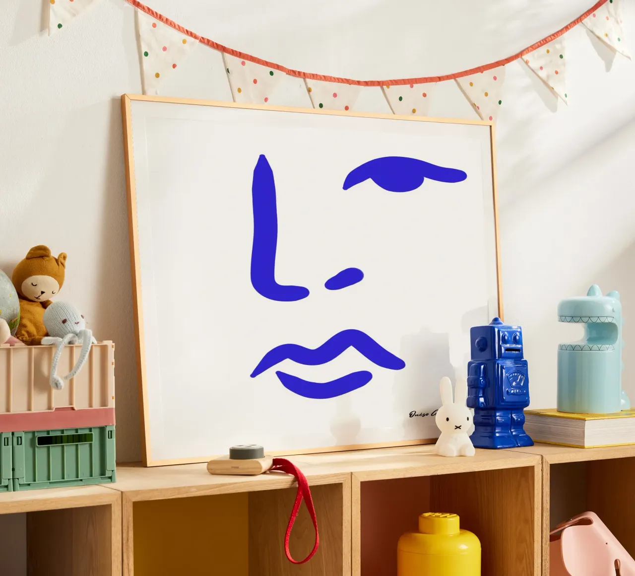 Abstract Glow poster da Mike Leymi