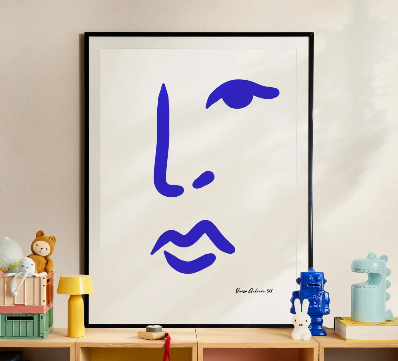 Abstract Glow poster da Mike Leymi