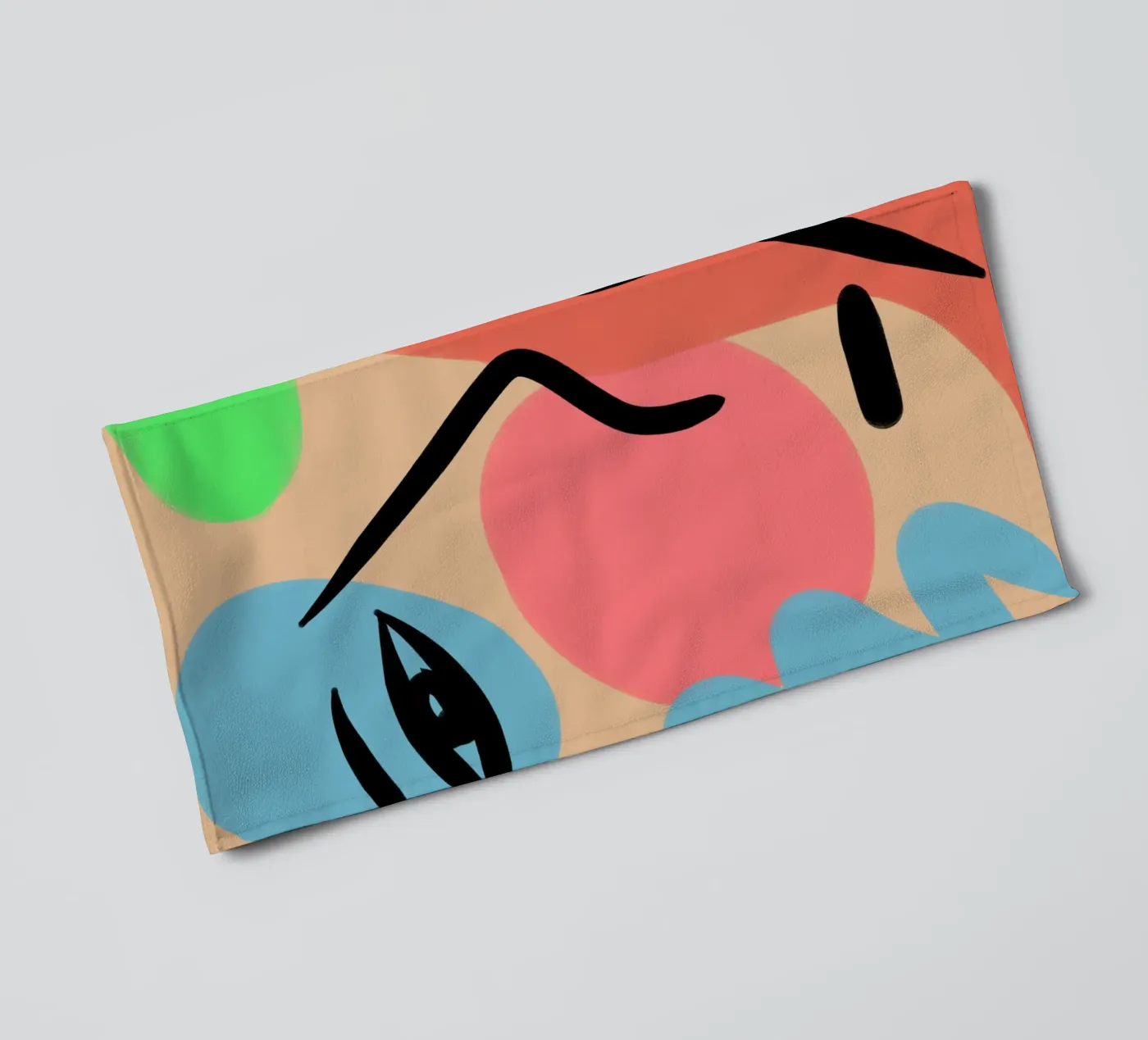 Lively Composition badhanddoek van Mike Leymi