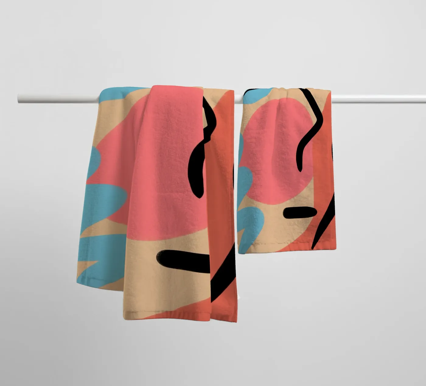 Lively Composition badhanddoek van Mike Leymi