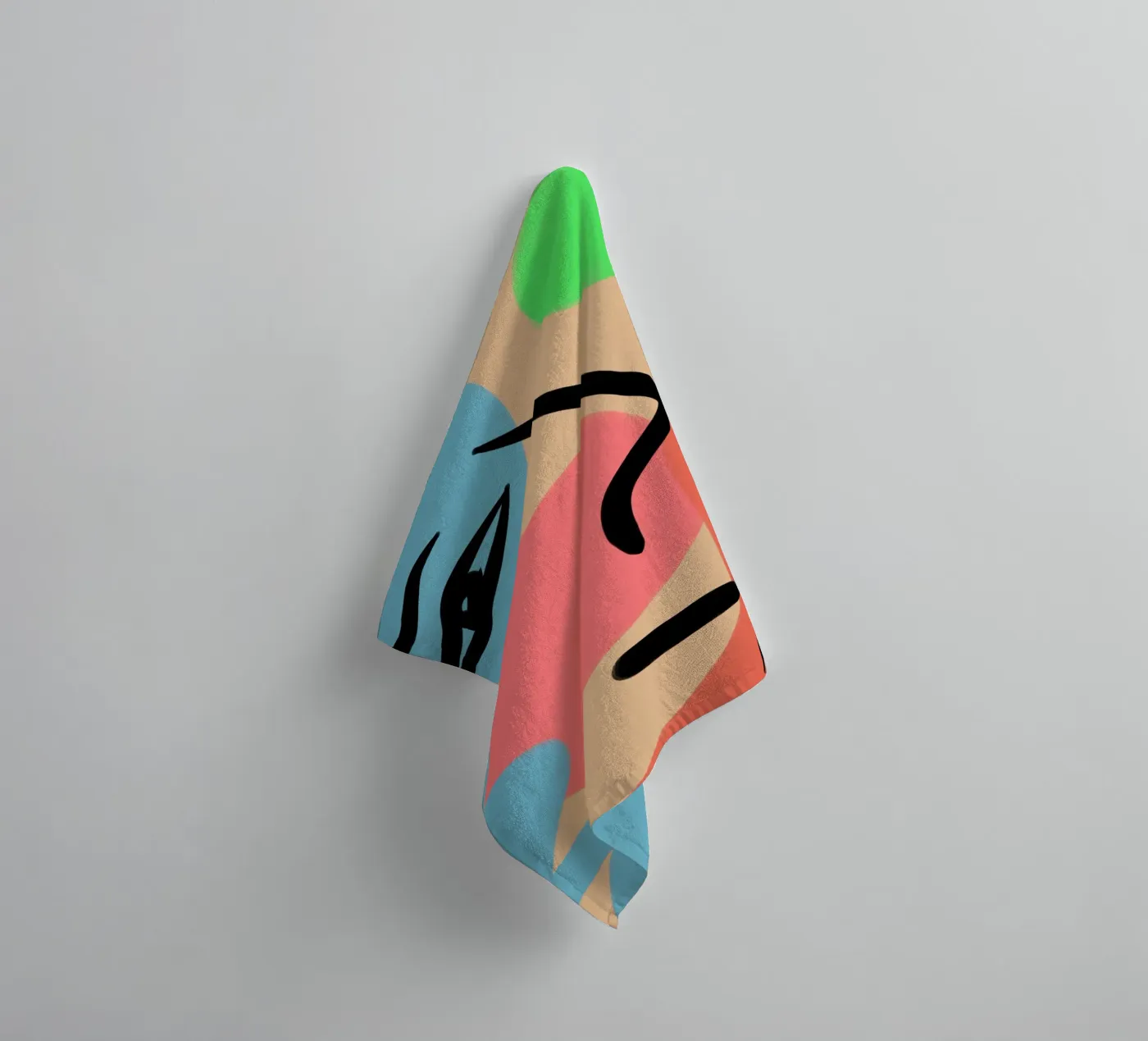 Lively Composition badhanddoek van Mike Leymi